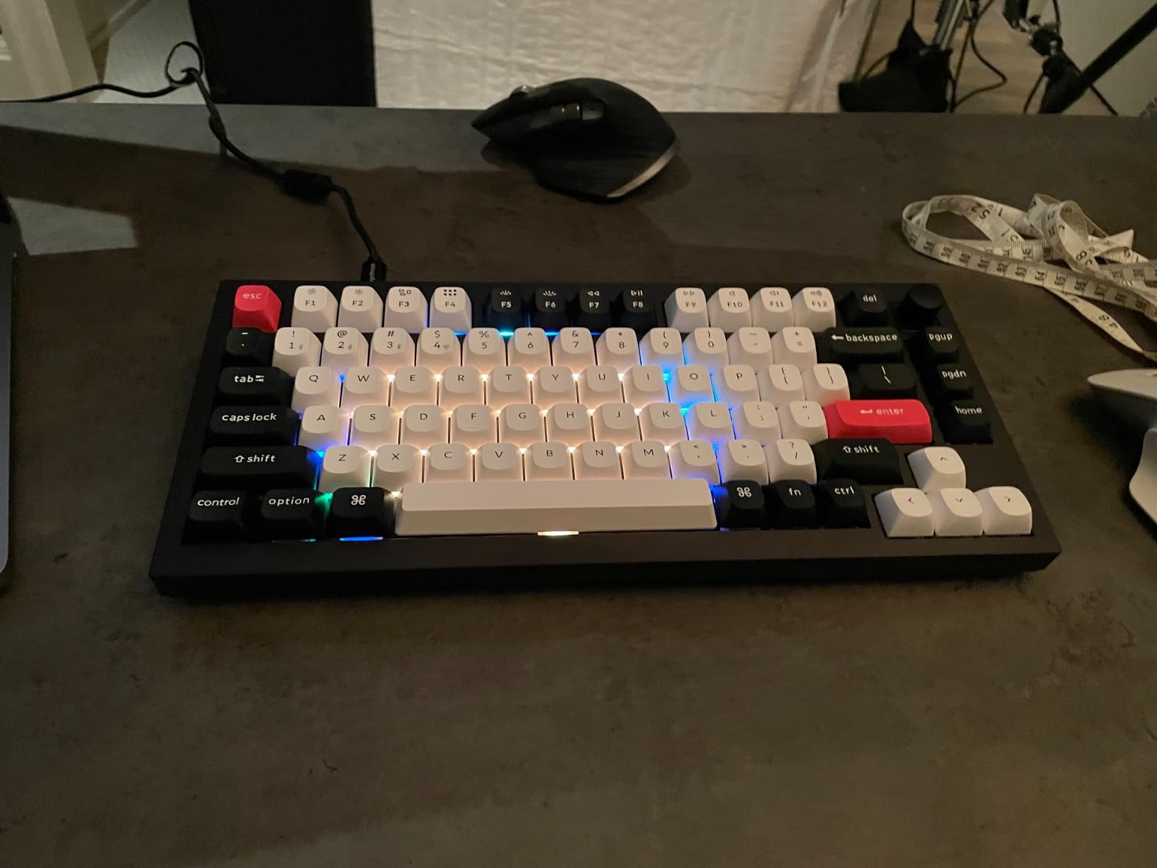 Keychron Q1 HE Wireless Custom Magnetic Keyboard, QMK Launcher | Rapid Trigger 2.4 GHz & Bluetooth 5.2 with Gateron Double-Rail Magnetic Switch for Mac Windows Linux (Hot-swappable) customer photo 2
