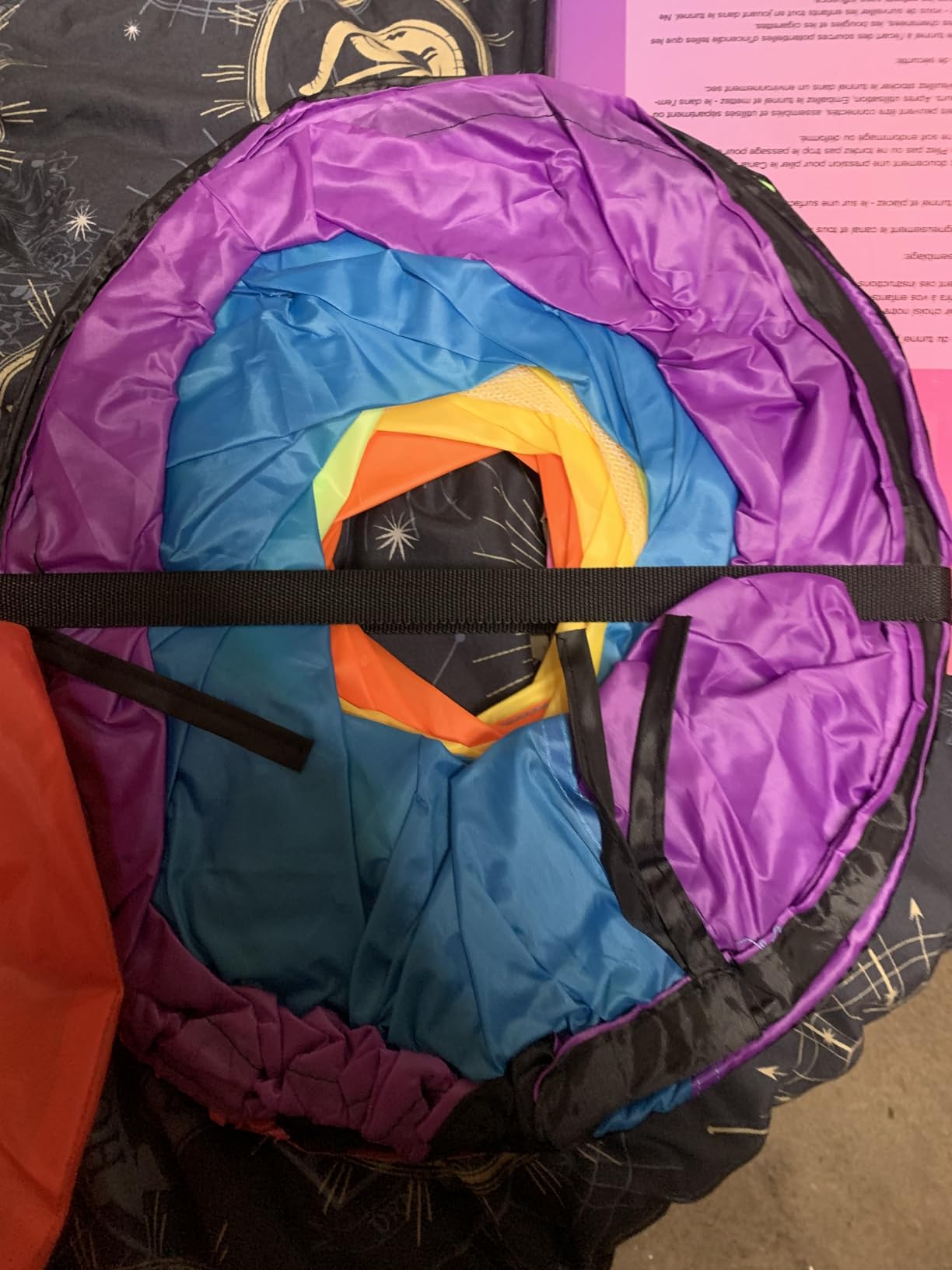 Kids Play Tunnel for Toddlers, Pop Up Crawl Through Tunnel Play Tent for Baby Infant Children or Pet, Indoor & Outdoor Toys for Boy and Girl Backyard Playset customer photo 2