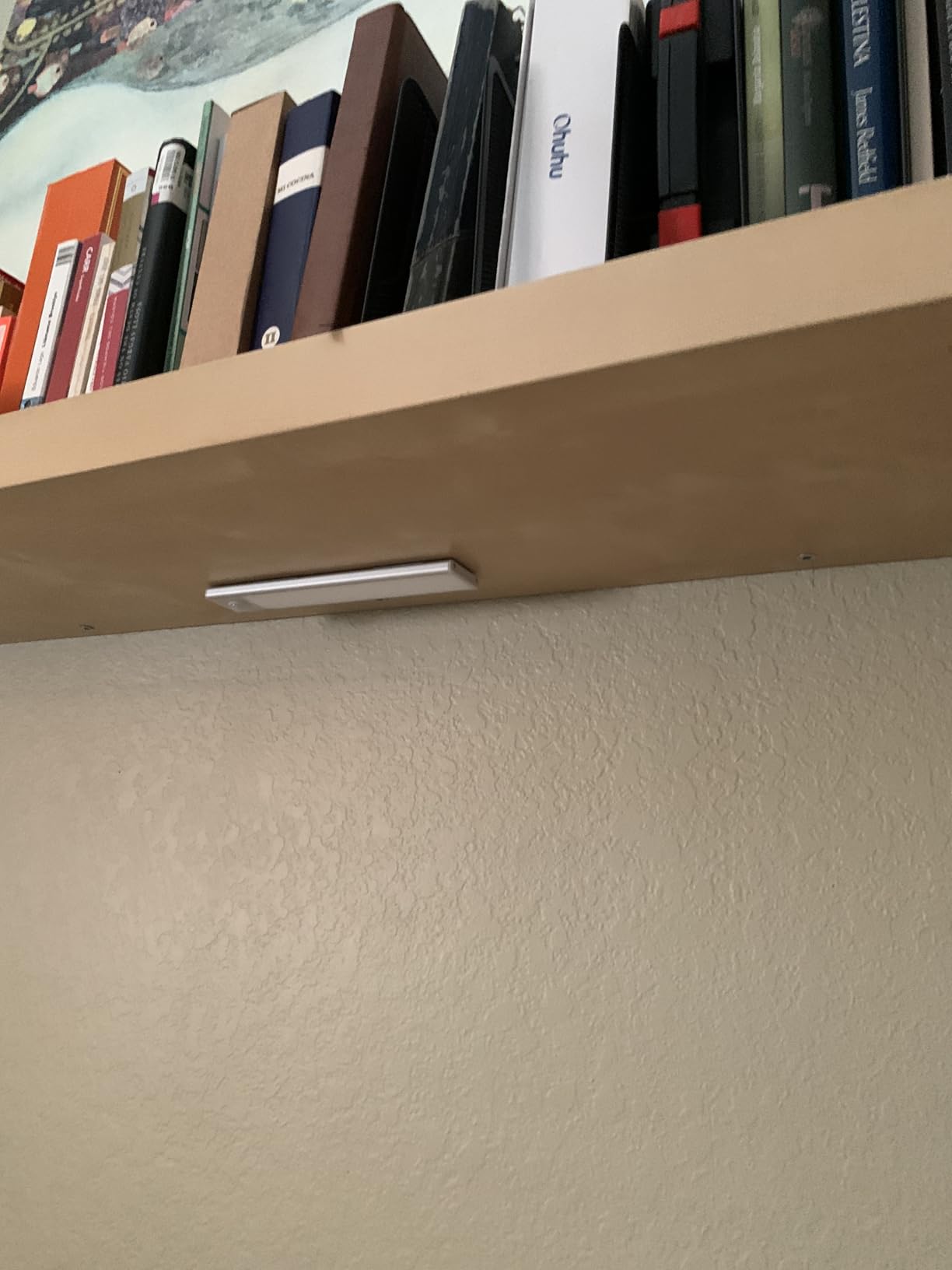 6 Pack Under Cabinet Lighting, 32 LED Motion Sensor Light Indoor Rechargeable Magnetic Closet Lights Battery Operated, Under Counter Lights for Kitchen, Wardrobe, Hallway, Stairs White Light customer photo 1