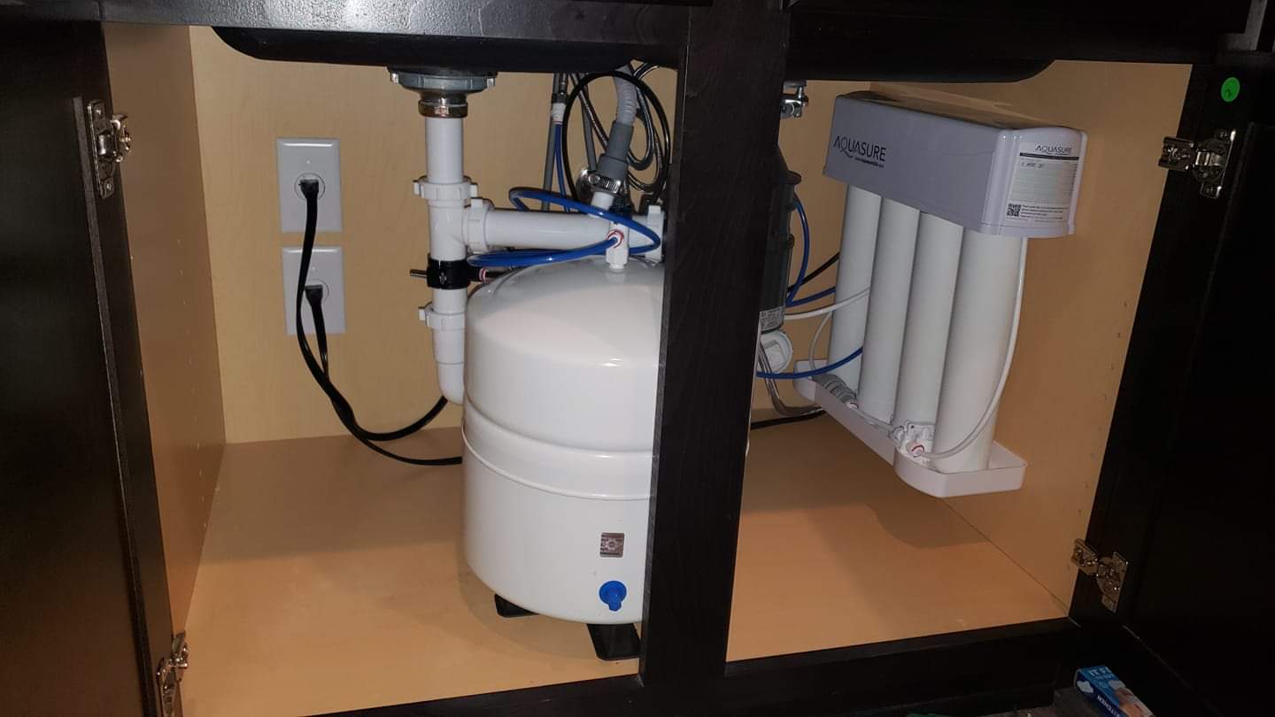 Aquasure Whole House Water Filtration Bundle w/Water Softener, 75 GPD RO System & Dual Purpose Sediment/GAC Pre-Filter (72,000 Grains) customer photo 1
