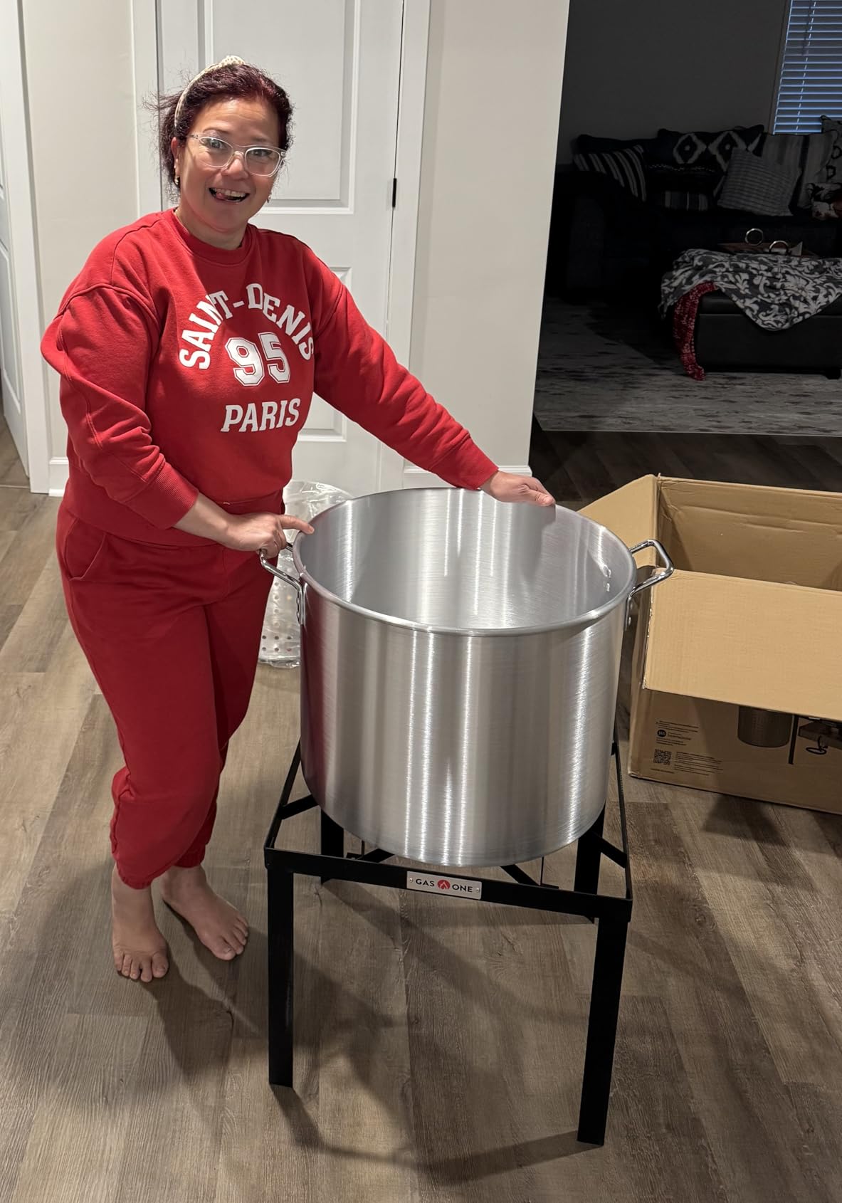 Gas One Seafood Boil Kit with Propane Burner, Propane Regulator, 60Qt Pot with Basket - Heavy Duty Construction Seafood Boil Pot for Outdoor Cooking - Easy to Clean and Durable Crab Boil Pot customer photo 2