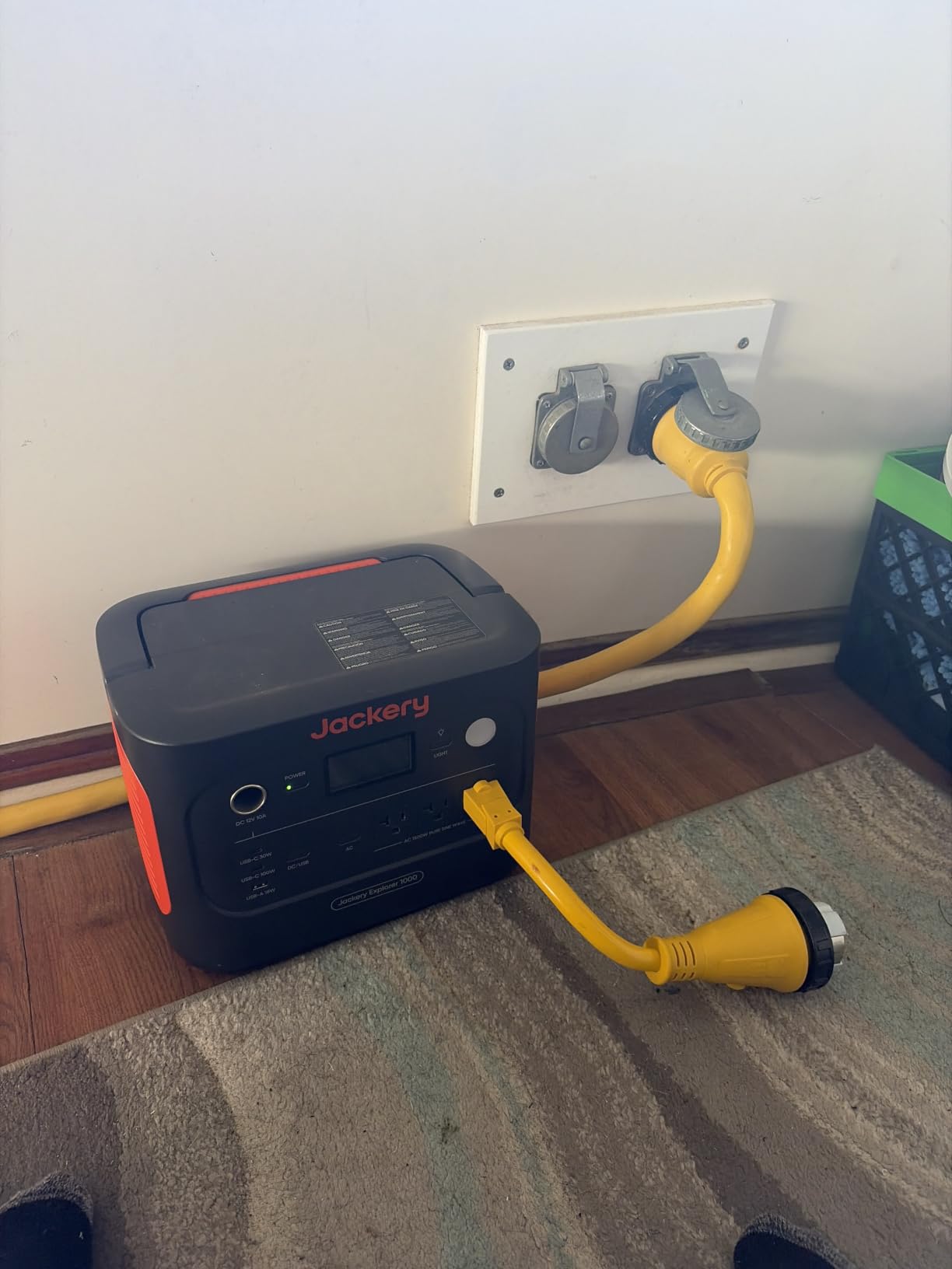 Jackery Explorer 1000 v2 Portable Power Station, 1070Wh, 1500W, 1 Hr Fast Charge, LiFePO4 Battery, 100W USB-C Output, Solar Generator for Camping, Emergency, RV (Solar Panel Optional) customer photo 2