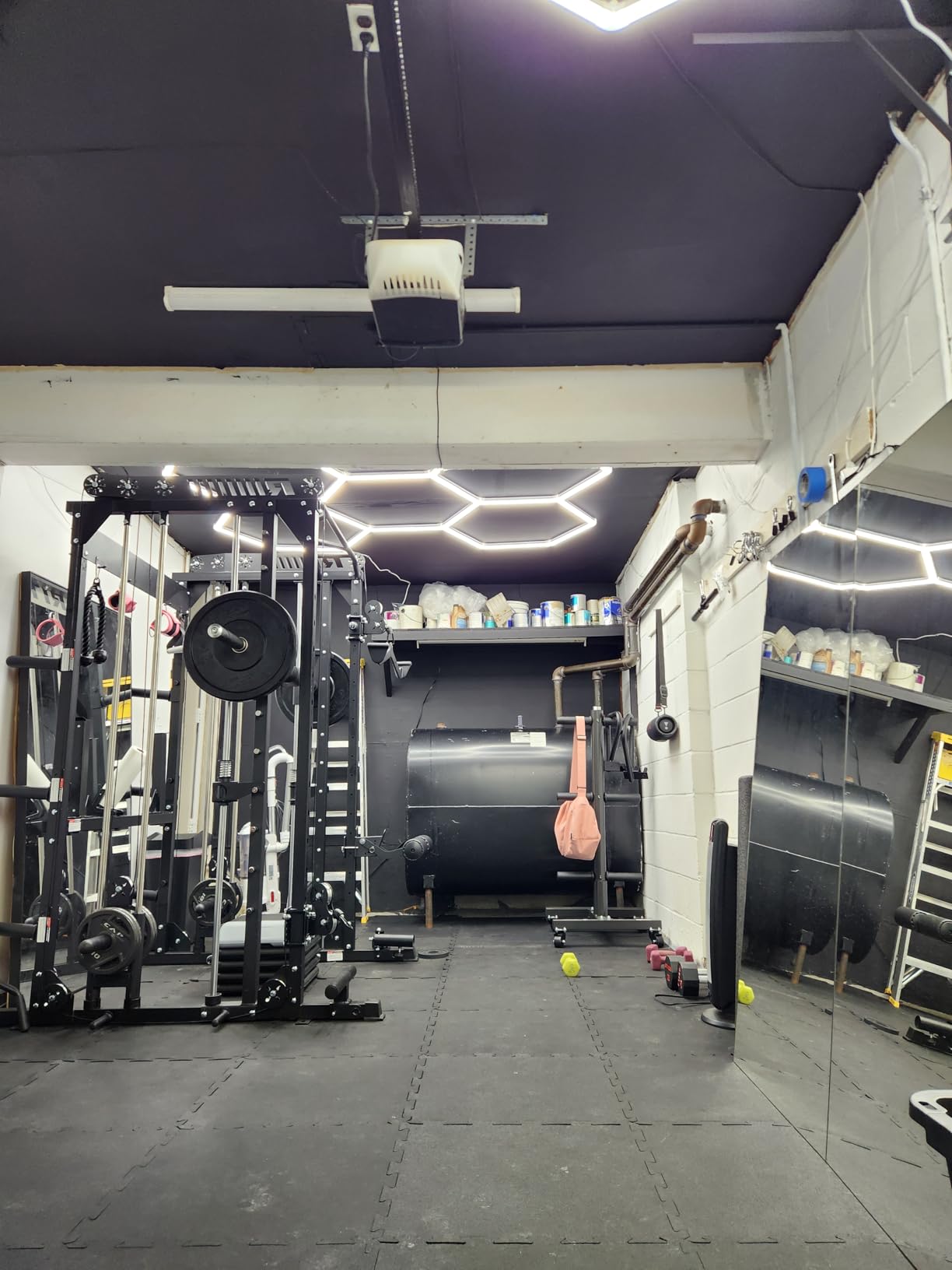 RitFit M1 Pro Smith Machine Cable Crossover Power Cage Home Gym customer photo 2
