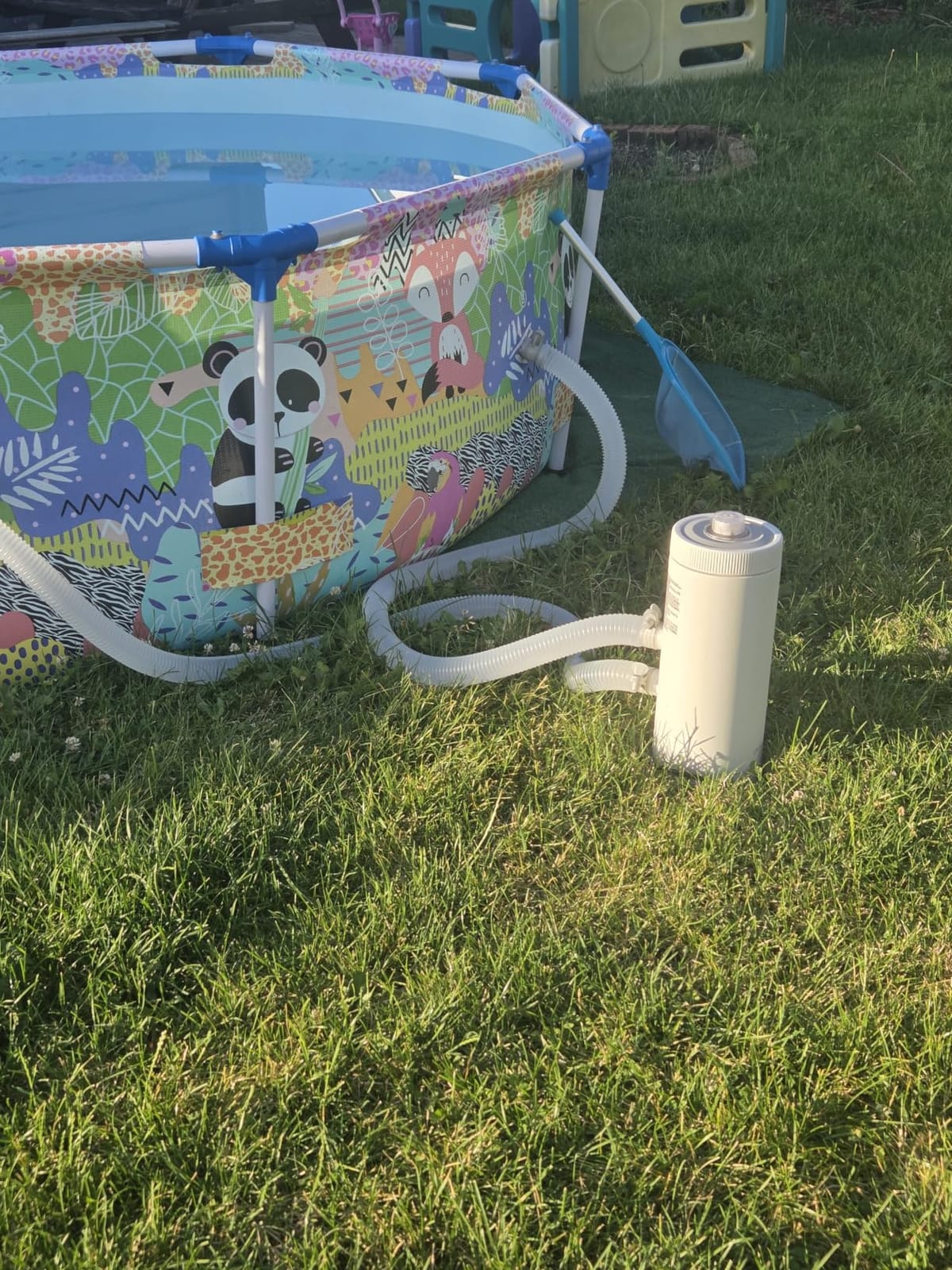 INTEX Krystal Clear 1,000 GPH Cartridge Filter Pump for Above Ground Pools up to 6,000 gal (26637EP) customer photo 2