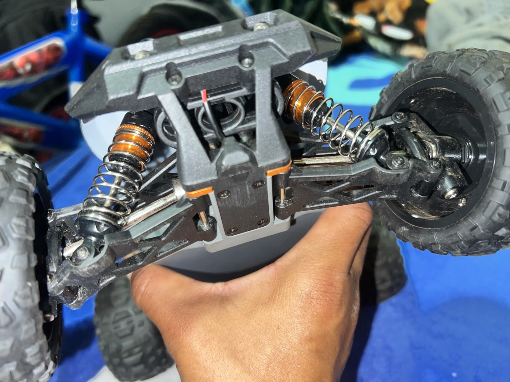 Rc Cars 1:14 All Terrain RC Car for Adults & Boys, 4WD Off-Road 40+ KPH | RC Truck High Speed Fast 4X4 Waterproof Remote Control Car with 2 Rechargeable 1300 mAh Batteries 2 sets of tires customer photo 1