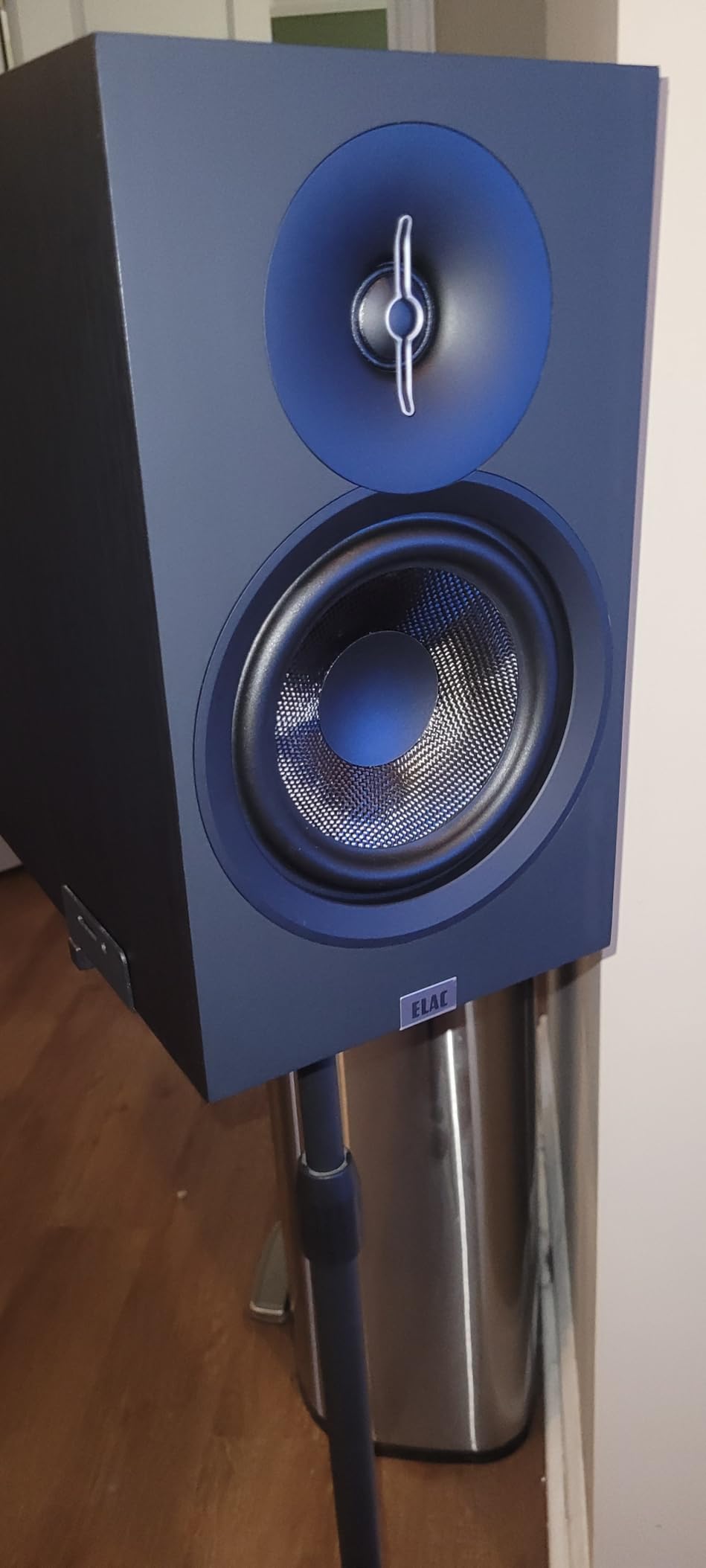 ELAC Debut 3.0 DB53-BK Bookshelf Speakers, Black Ash (Pair) - 1