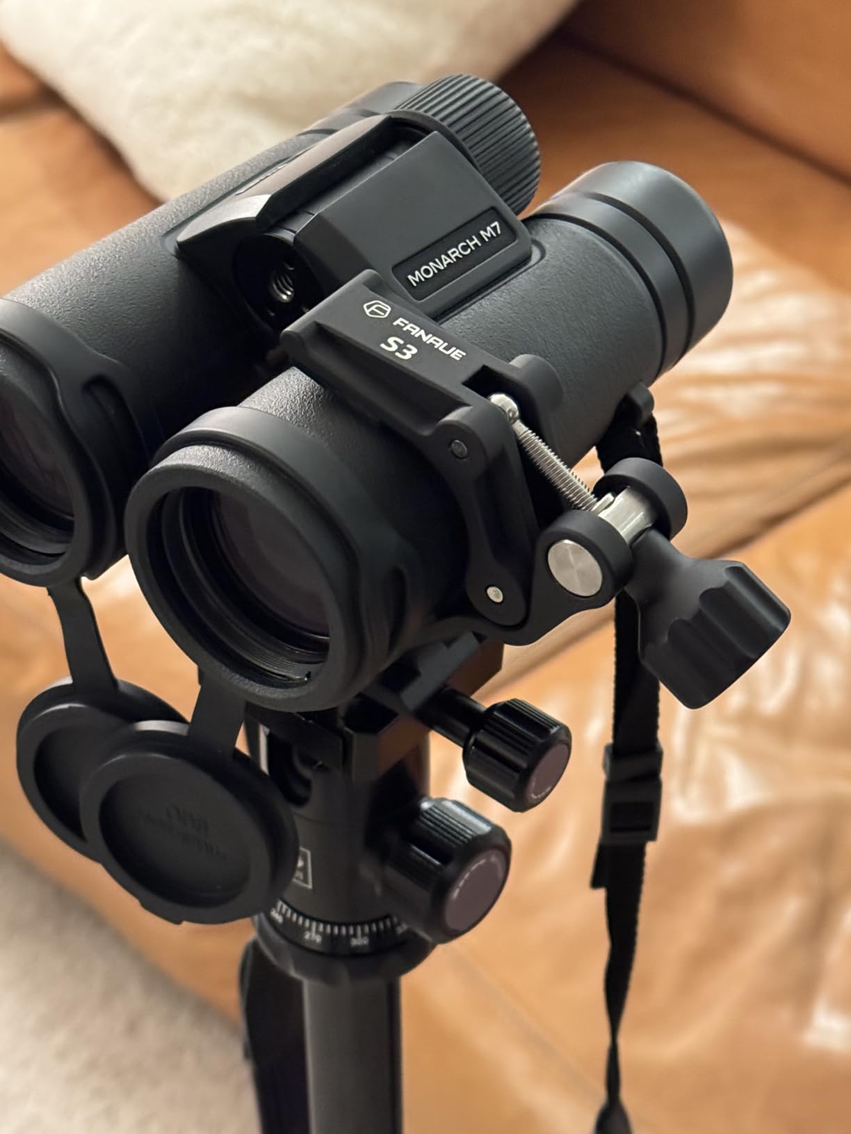 FANAUE S3 Binocular Tripod Mount Adapter with 1/4