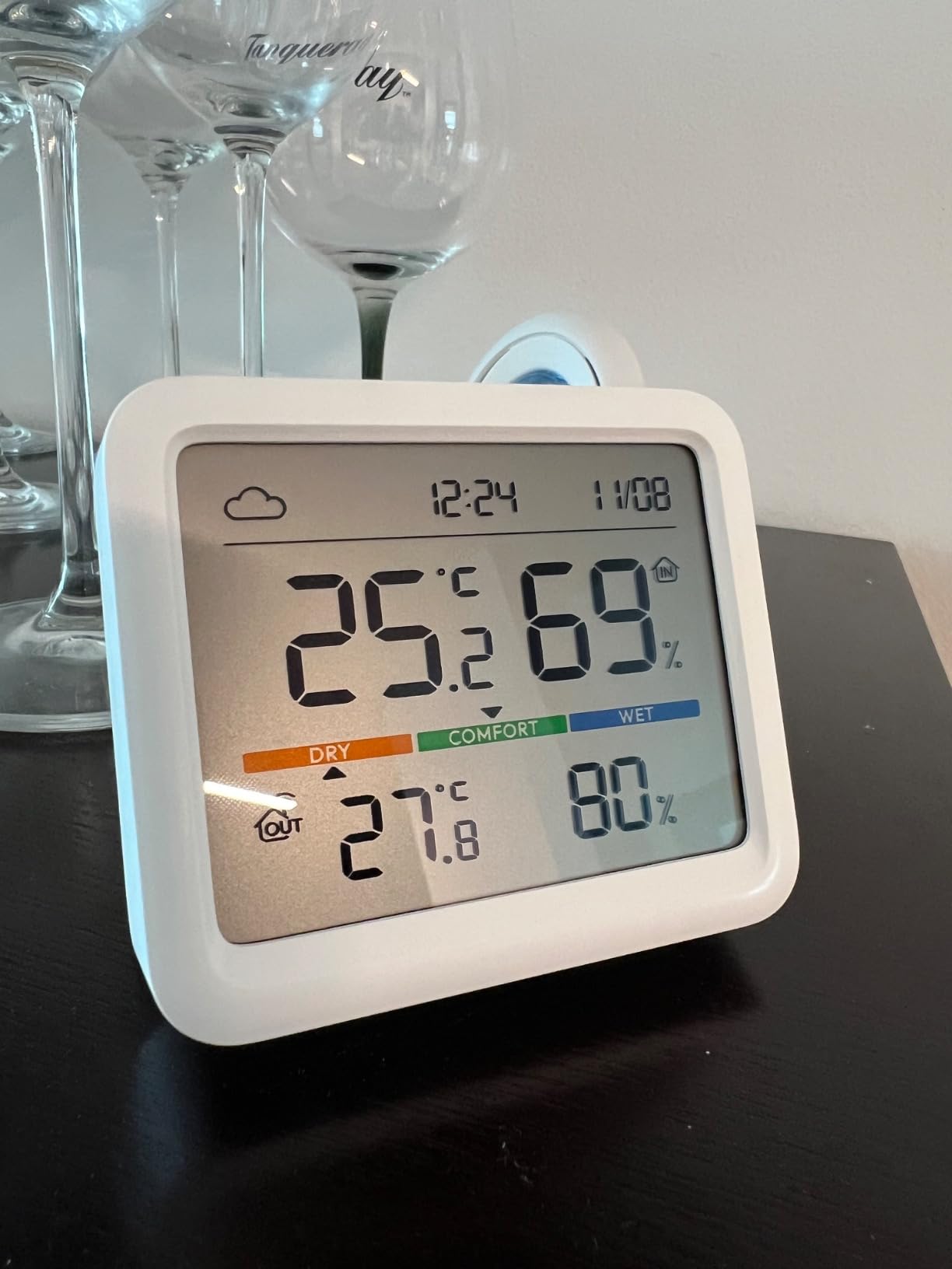 SwitchBot Meter Pro, Digital Hygrometer & Thermometer - Wireless Indoor Temperature & Humidity Monitor with Bluetooth App Control, Real-Time Alerts (1, Meter Pro) customer photo 2