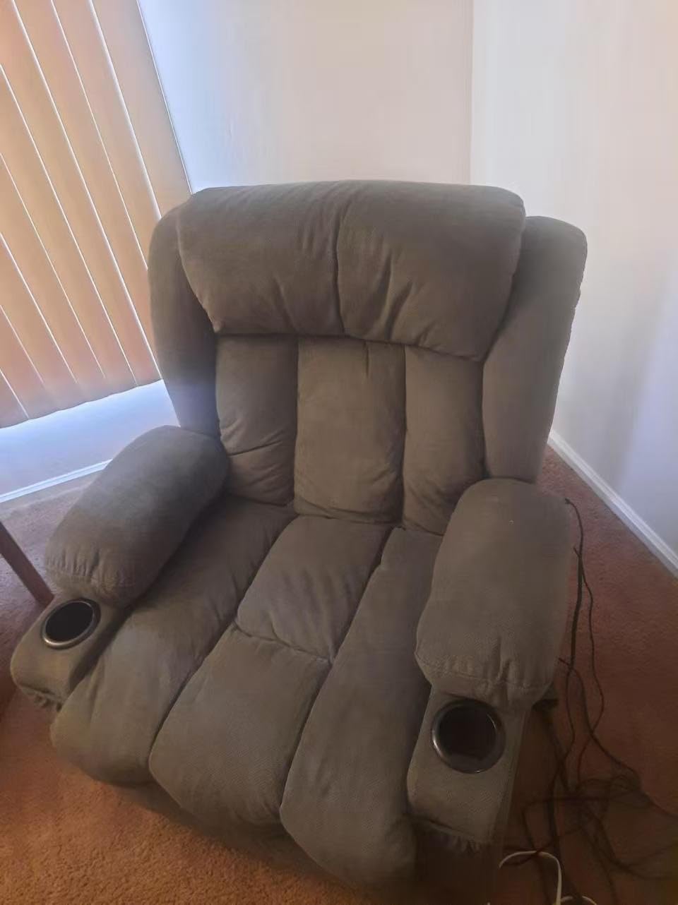 Power Lift Recliner Chair for Elderly with Vibration Massage and Lumbar Heating Electric Oversized Single Sofa with Cup Holder and USB Charge Port for Living Room customer photo 1