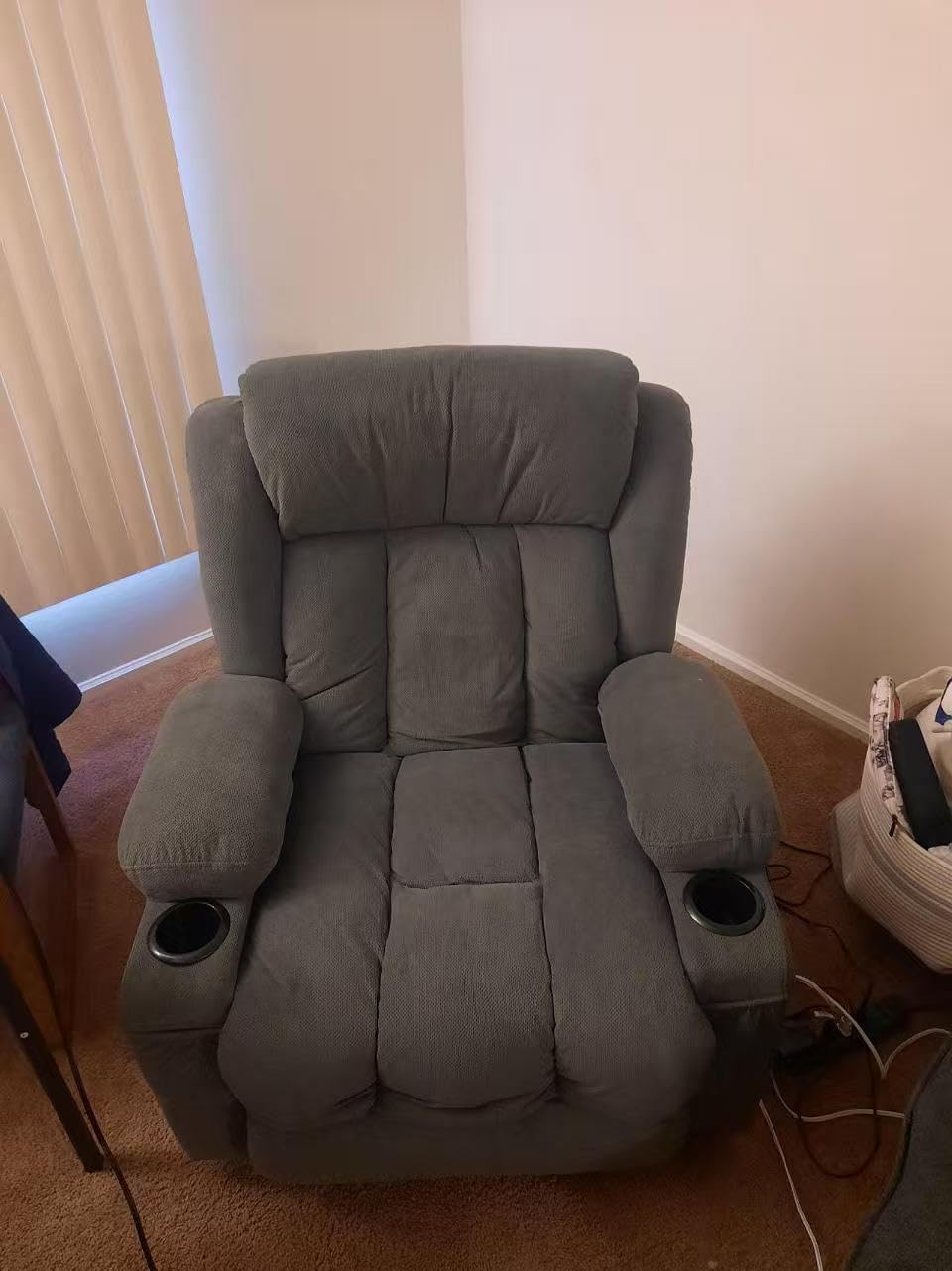 Power Lift Recliner Chair for Elderly with Vibration Massage and Lumbar Heating Electric Oversized Single Sofa with Cup Holder and USB Charge Port for Living Room customer photo 2