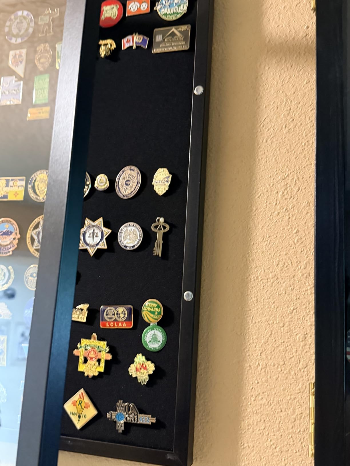Americanflat 14x18 Pin Display Case - Ideal for Enamel Pins, Medals, Jewelry, Memorabilia customer photo 1