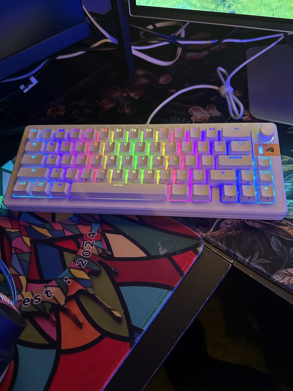 Glorious Gaming - GMMK 3 HE Rapid Trigger Keyboard, Hall Effect, 8K Polling Rate, MX Mechanical & Magnetic Switches, Hotswappable 100% Keyboard, Modular Gasket System, Doubleshot PBT keycaps (Black) customer photo 1