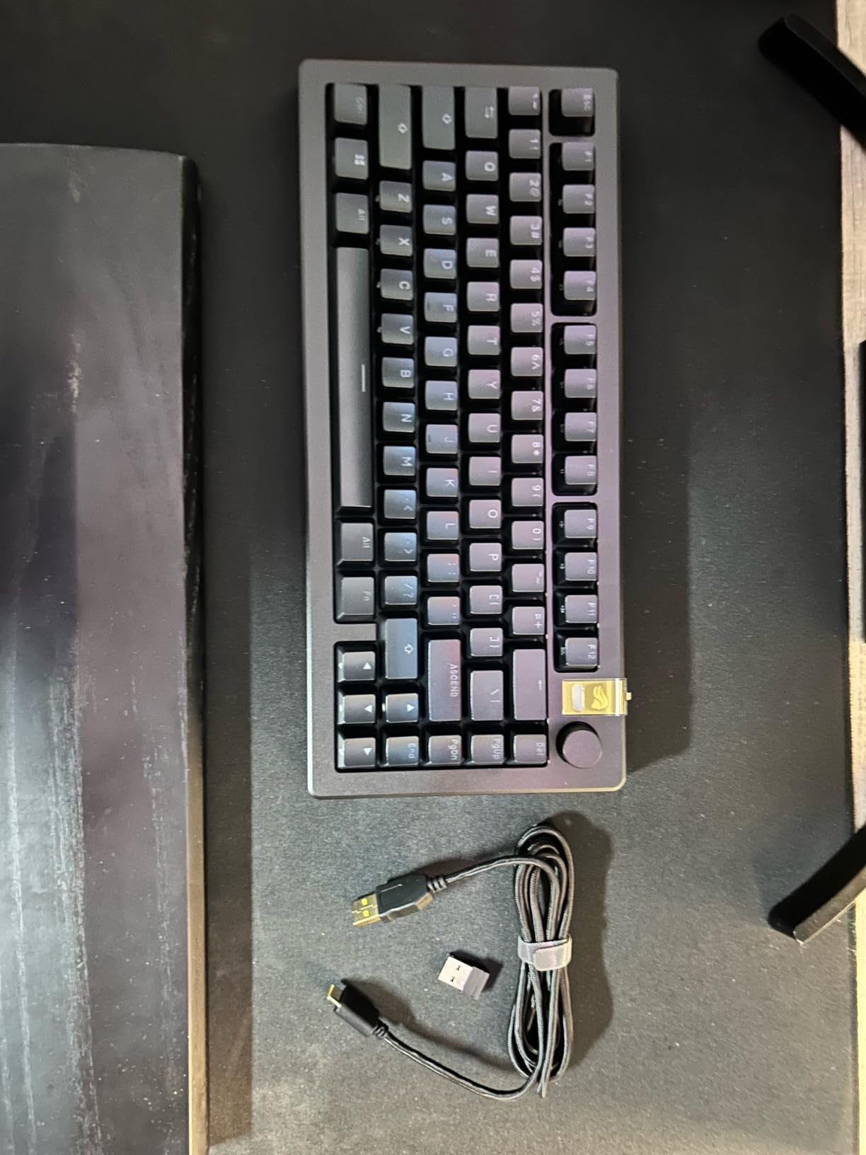 GLORIOUS Gaming - GMMK 3 PRO HE: Wireless Gaming Keyboard Rapid Trigger, Hall Effect, Aluminum Body, 8K Polling Rate, Hotswap MX & Magnetic Switches, Adjustable Actuation, ANSI 75% Tenkeyless (Black) customer photo 1