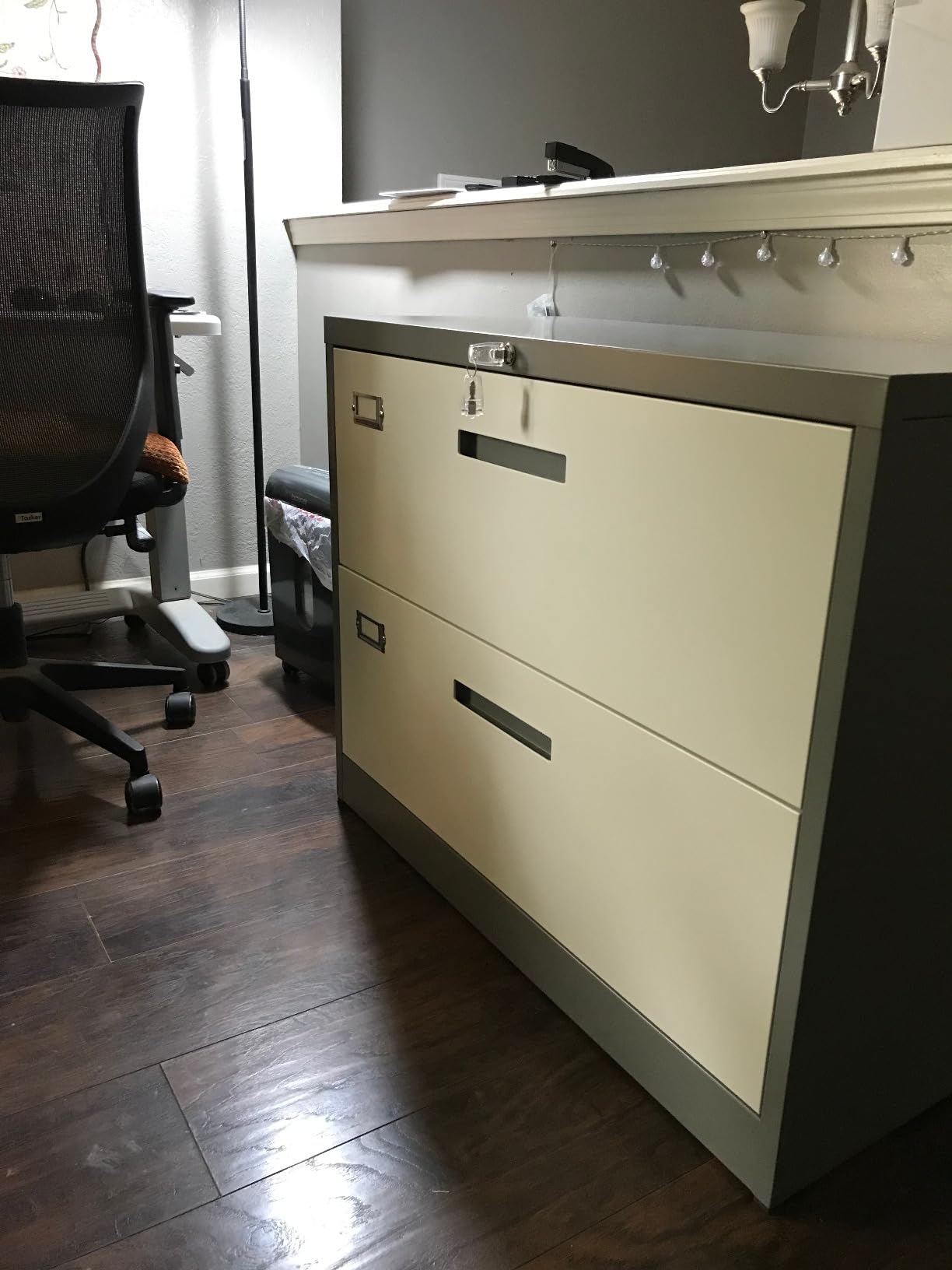 Fesbos Metal Cabinets with Lockable Drawers and Doors Lateral File Cabinets Steel Filing Lockers Book Case for Home Office Hanging Files Letter/Legal/F4/A4 Size customer photo 1