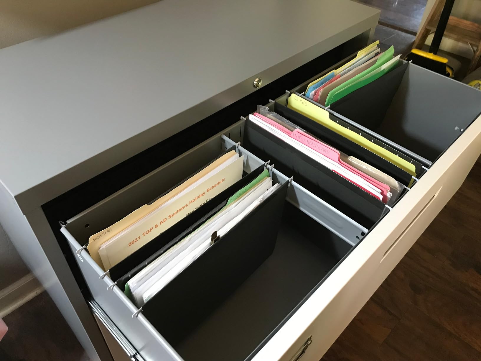 Fesbos Metal Cabinets with Lockable Drawers and Doors Lateral File Cabinets Steel Filing Lockers Book Case for Home Office Hanging Files Letter/Legal/F4/A4 Size customer photo 2