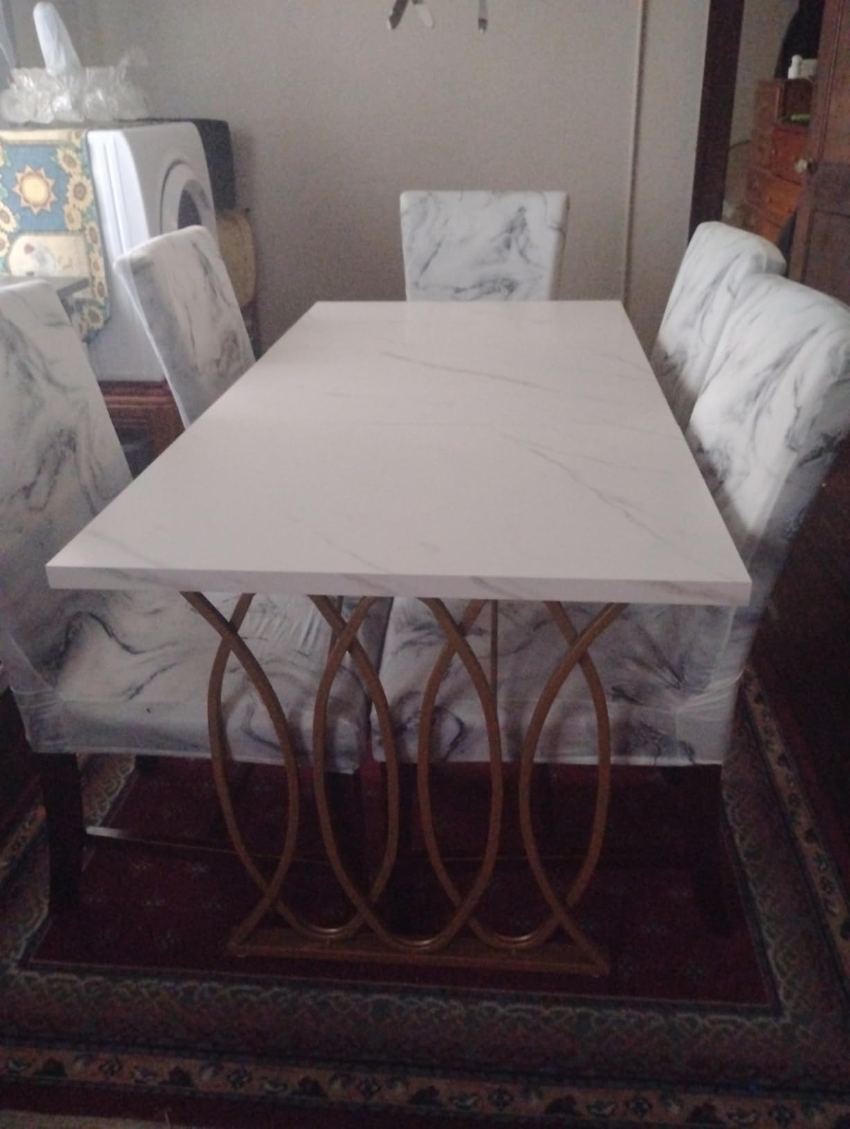 Tribesigns Modern Dining Table, 63