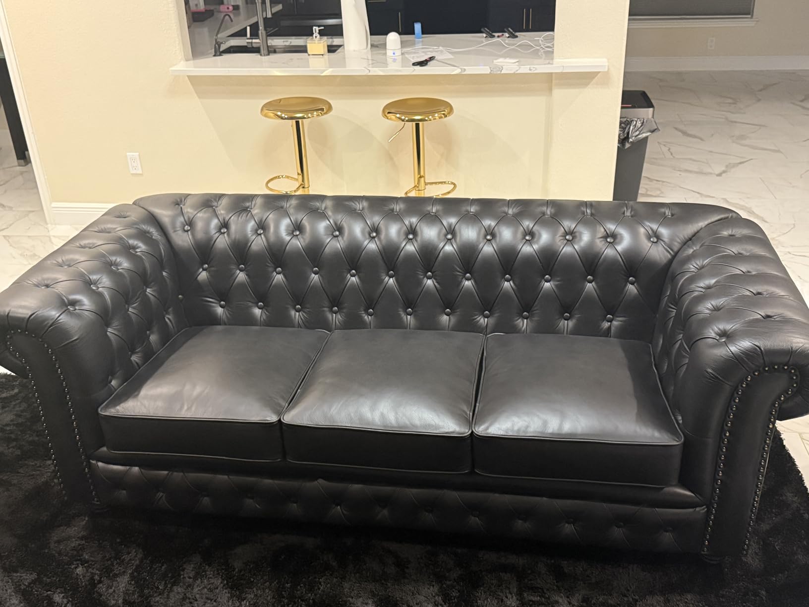 Valencia Parma Chesterfield 3 Seater Sofa 82