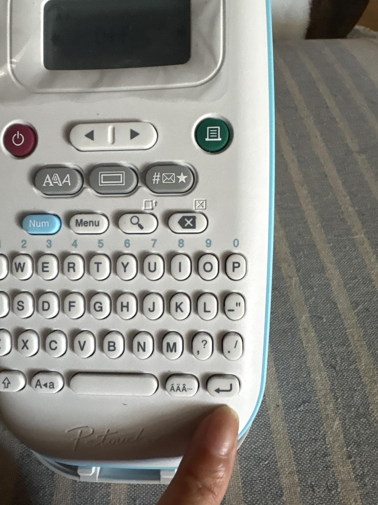 Brother P-Touch PT-N10 Personal Handheld Label Maker, Portable and Prints, P-Touch Btag ~1/2
