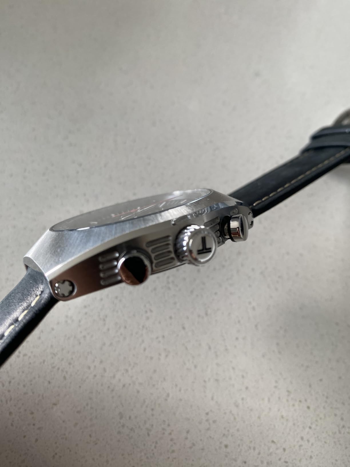 Timex Men's Legacy Tonneau 42mm Watch - Black Strap Black Dial Stainless Steel Case customer photo 2