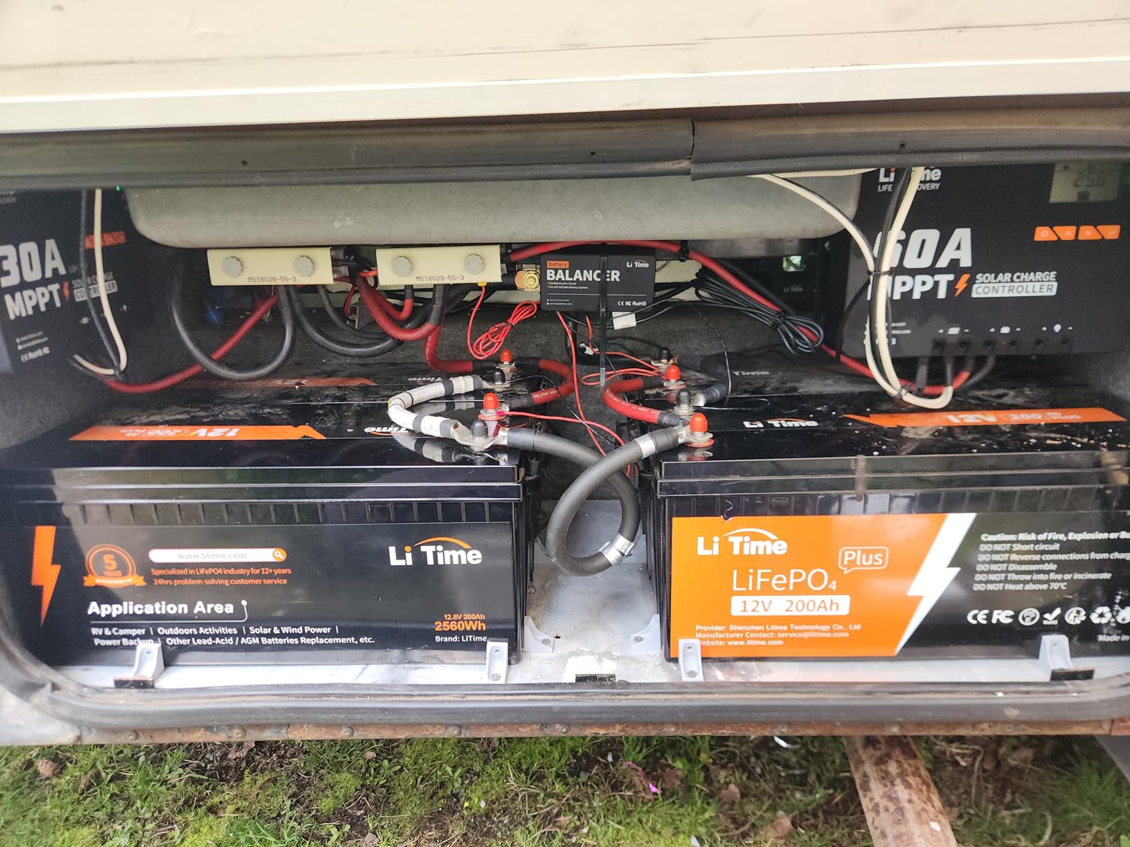 Litime 12V 200Ah Mini Lithium LiFePO4 Bluetooth Battery for RV Solar Marine | Group 31+, Max. 20000 Cycles at 60% DOD, 200A BMS, 2560Wh, Low Temp Protection, IP65, for Camper, Home Backup, Power Outages customer photo 2
