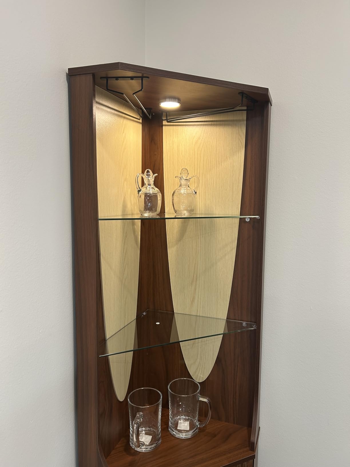 JOINICE Farmhouse Coffee Bar Cabinet with Storage,31.5
