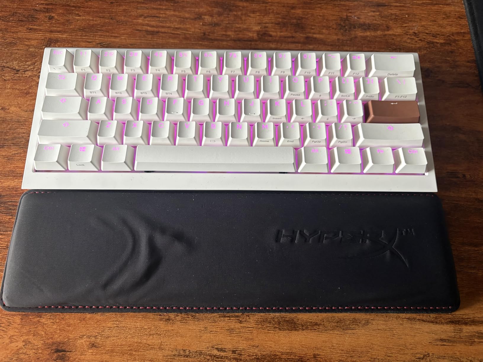 Ducky One X Wireless Inductive Keyboard, Tri-Mode, Rapid Trigger, Linear Inductive Switches, Gasket-Mount Quack Mechanics, PBT Doubleshot Keycaps, White customer photo 1