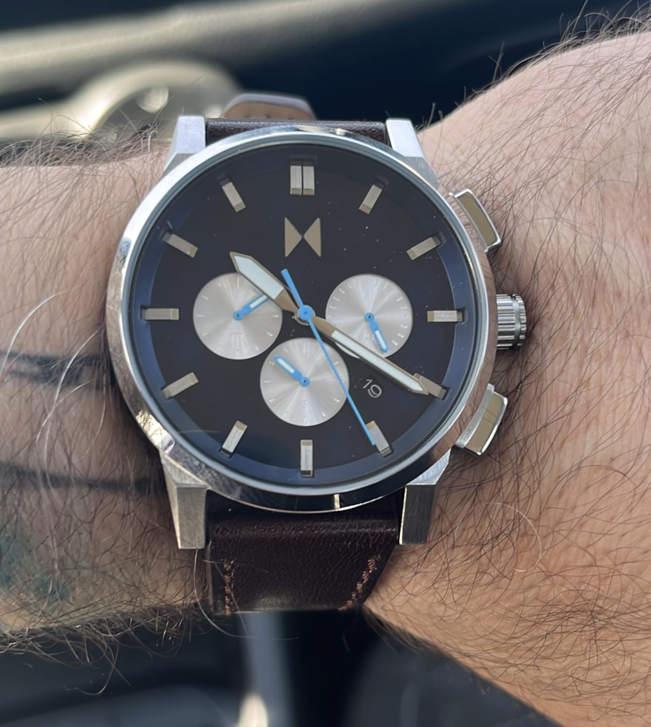 MVMT Chrono II Men's Analog Chronograph Watch, 45mm - Water-Resistant 5 ATM/50M - Everyday Wear customer photo 1