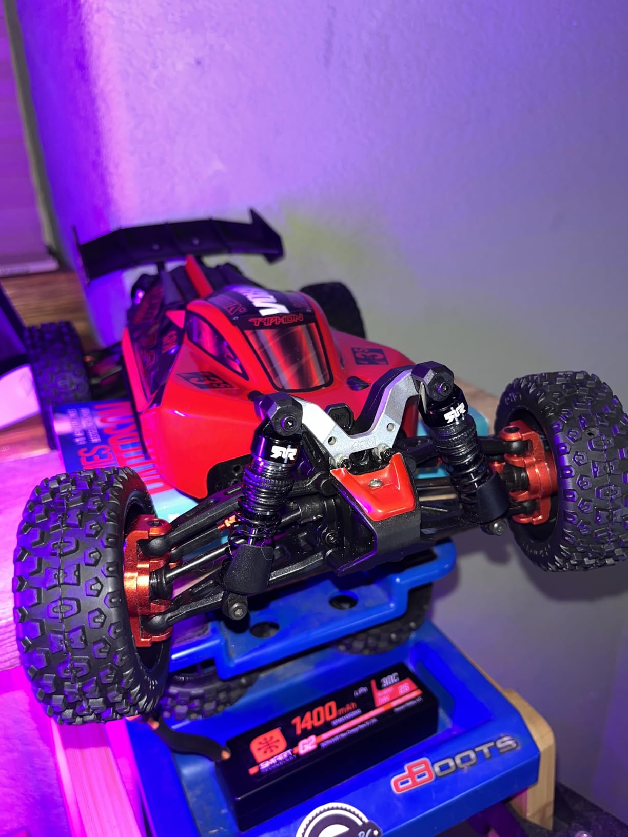 ARRMA Typhon GROM 4X4 223S BLX Brushless RC Buggy, RTR, Blue | Small Scale, DSC, Battery & Charger Included, ARA2306ST2 customer photo 2