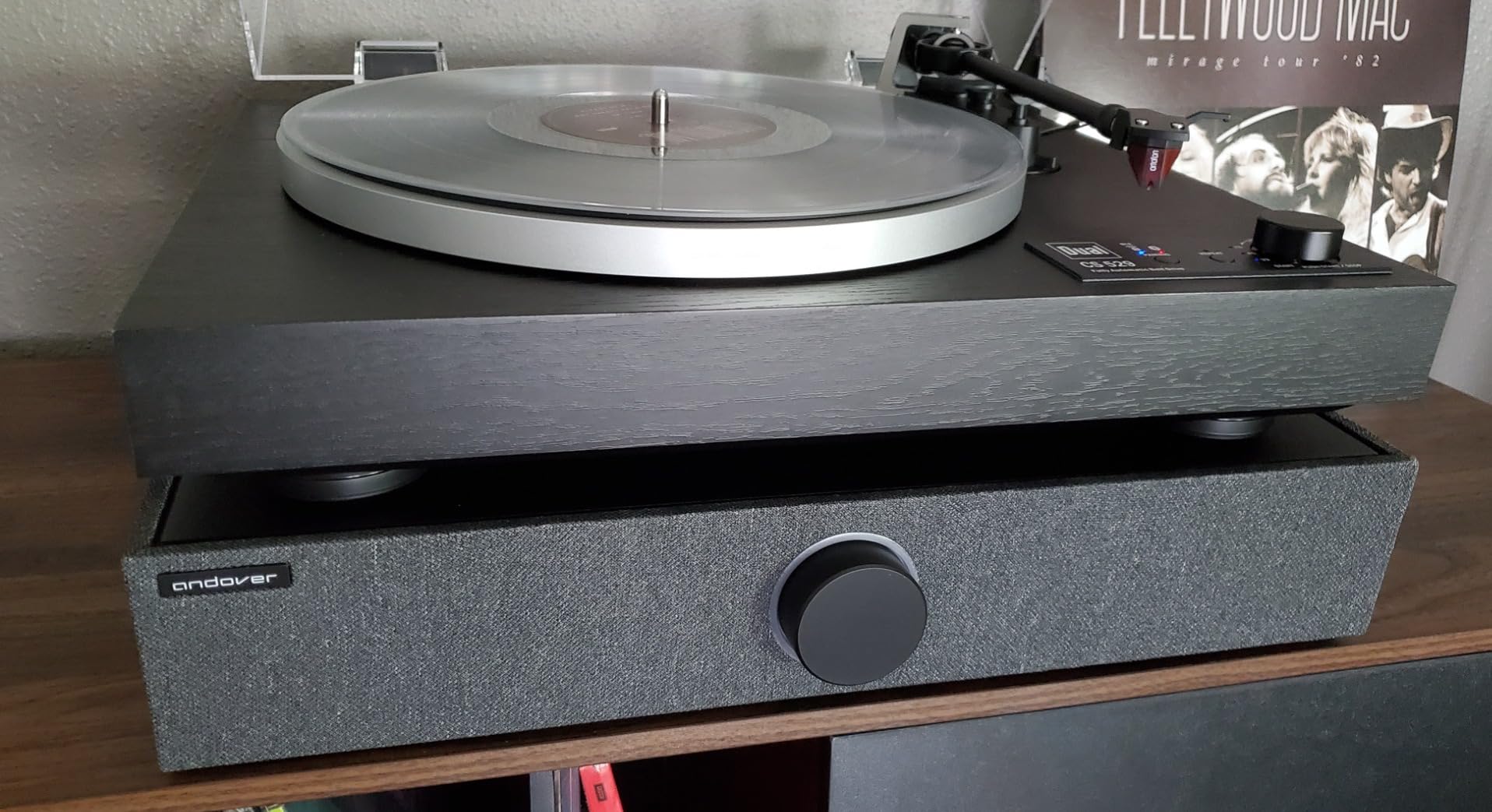 Spinbase 2 Speaker System Designed for Turntables; Phono Input, BT, Analog and Optical Input, ISOGroove Anti-Feedback, with Remote Control (Black) customer photo 1