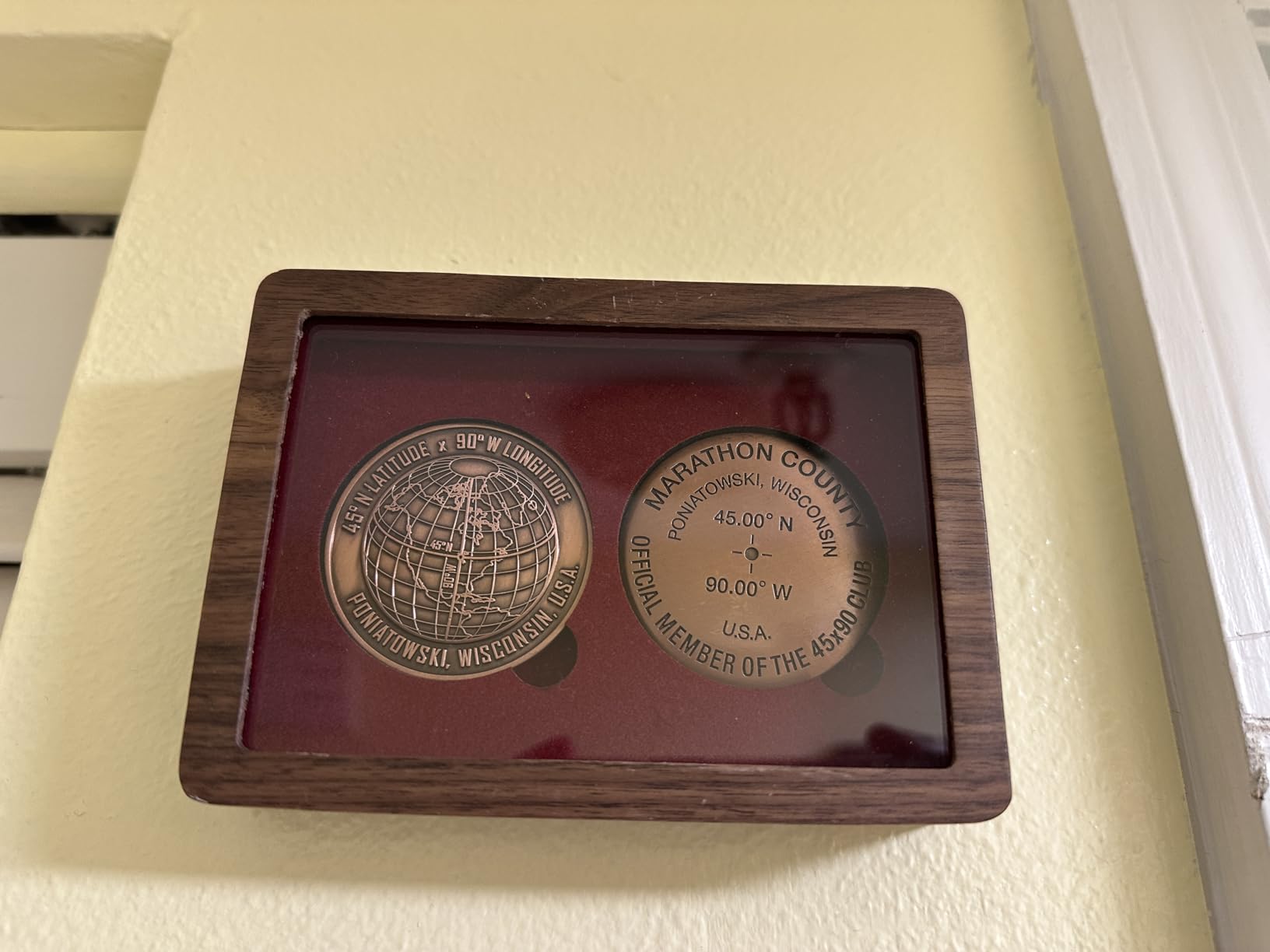 ChallengeCoin Display Case Single Coin Display Box Two 1.81