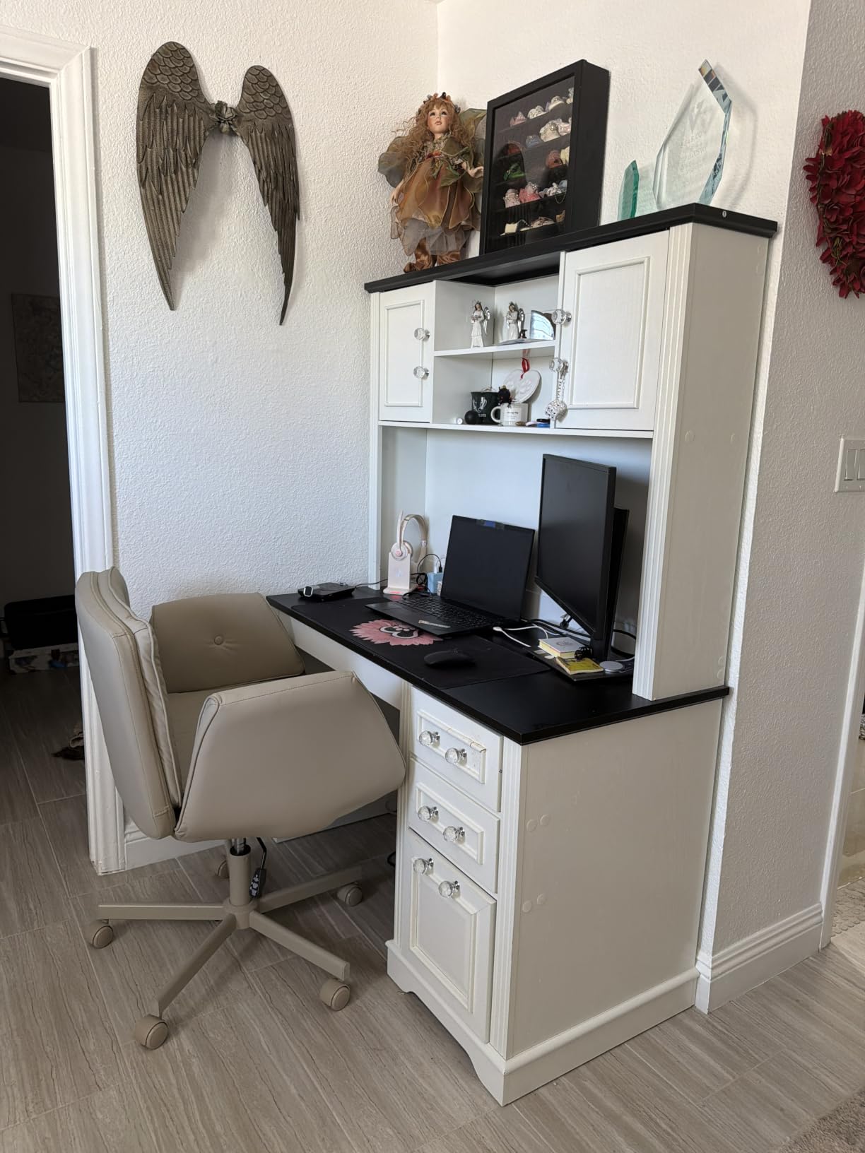 SEDETA Office Desk with 3 Drawers, 47.2