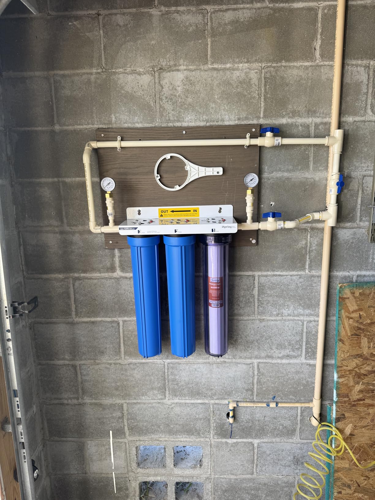 iSpring Heavy Metals Whole House Water Filter System w/Clear Housing | Reduces Lead, Mercury, Chlorine, Sediments, Hydrogen Sulfide, Taste, Odor, 3/4