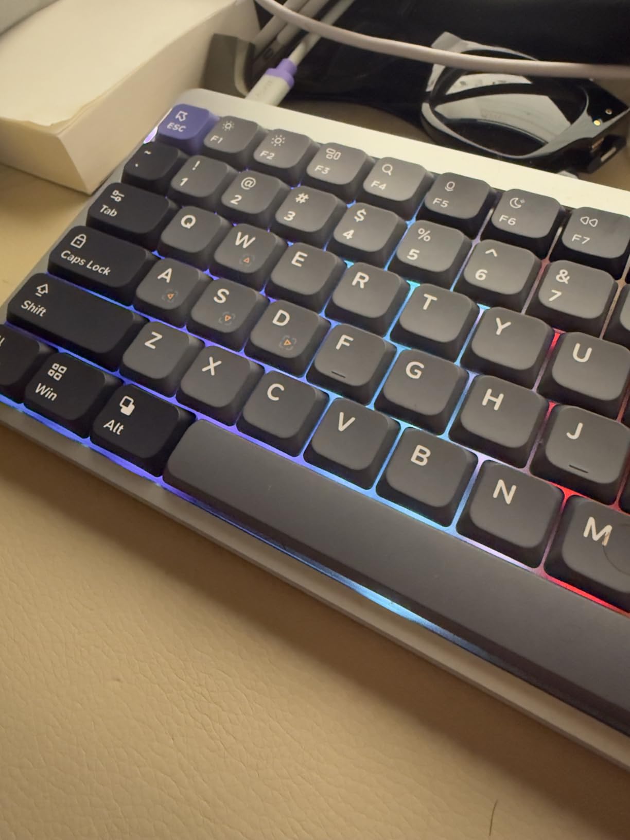 NuPhy Air75 HE Rapid Trigger Low Profile Gaming Keyboard, Hall Effect Keyboard, 84 Keys 75 Percent Layout Wired Magnetic Switches Keyboards, Magnetic Jade Pro Switch customer photo 1