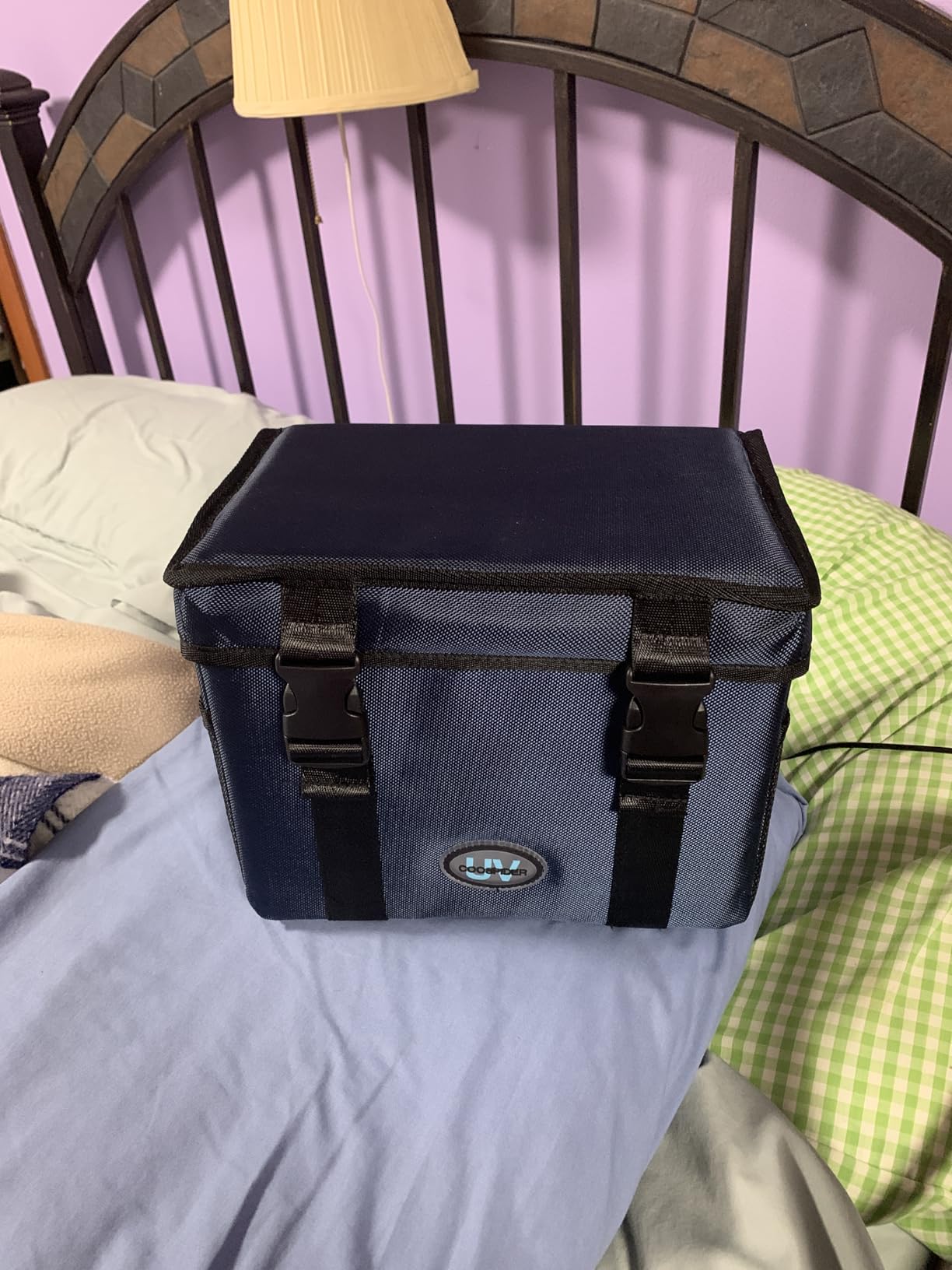 UV Sanitizer Box, 12L Ozone Portable Sanitizing and Cleaning Machine with 3-Level Timer, Foldable UV Cleaner Box for Toys, Mask, Towel, key Etc. UV Boxes with Ozone customer photo 1