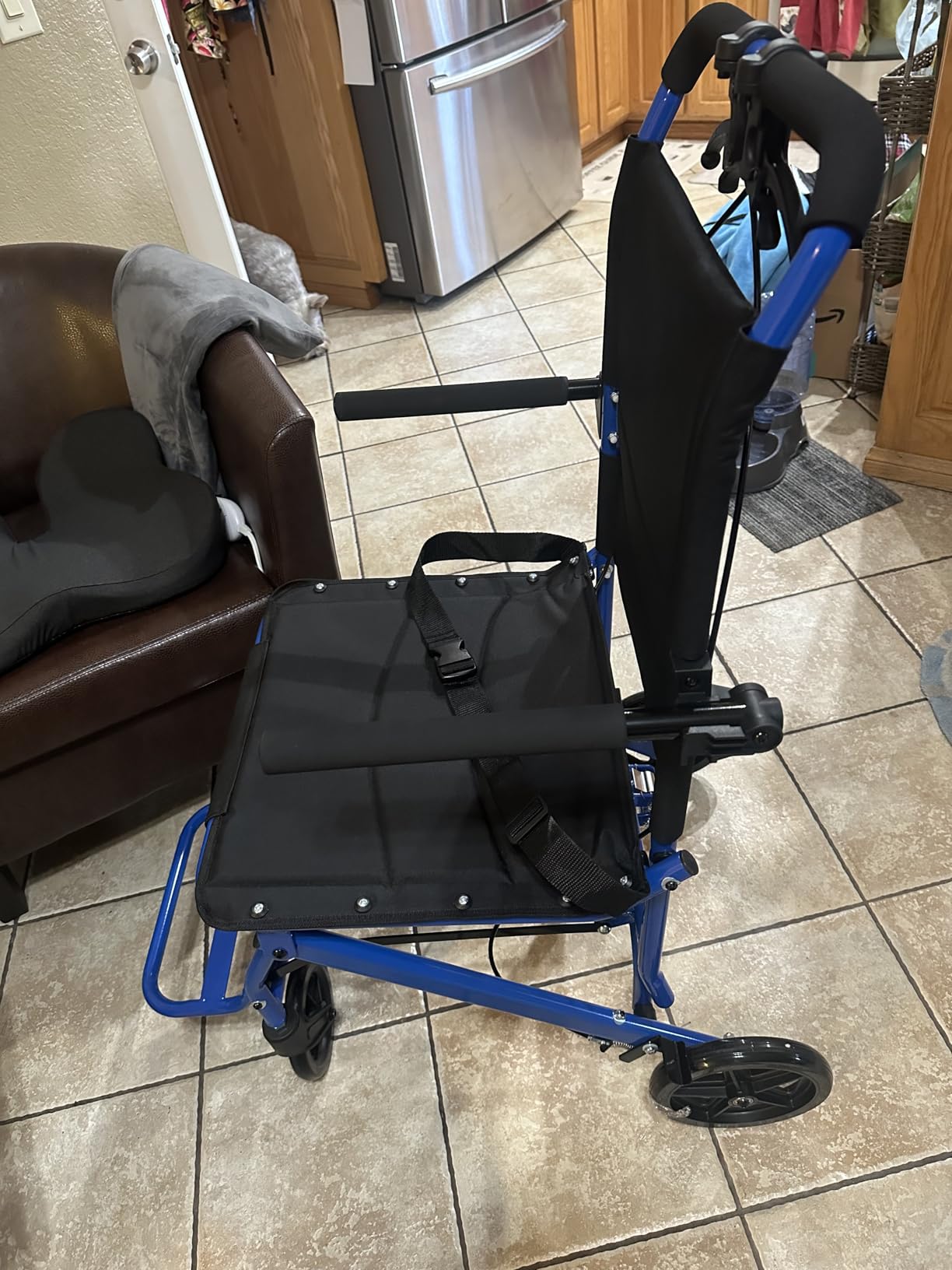 Vive Ultra-Lightweight Transport Wheelchair for Small Adults, Seniors - Foldable, Portable Transfer Wheel Chair for Easy Travel customer photo 2