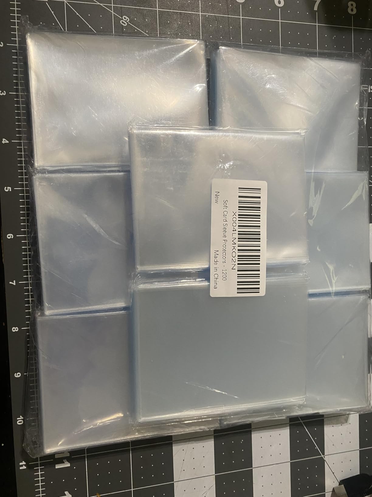 200ct Card Sleeves, Penny Sleeves for Trading Cards, Pokemon Clear Card Sleeves, Soft Sports Card Sleeve, Plastic Card Protector Sleeves for TCG, Pokemon, Football, Game, MTG Cards customer photo 2