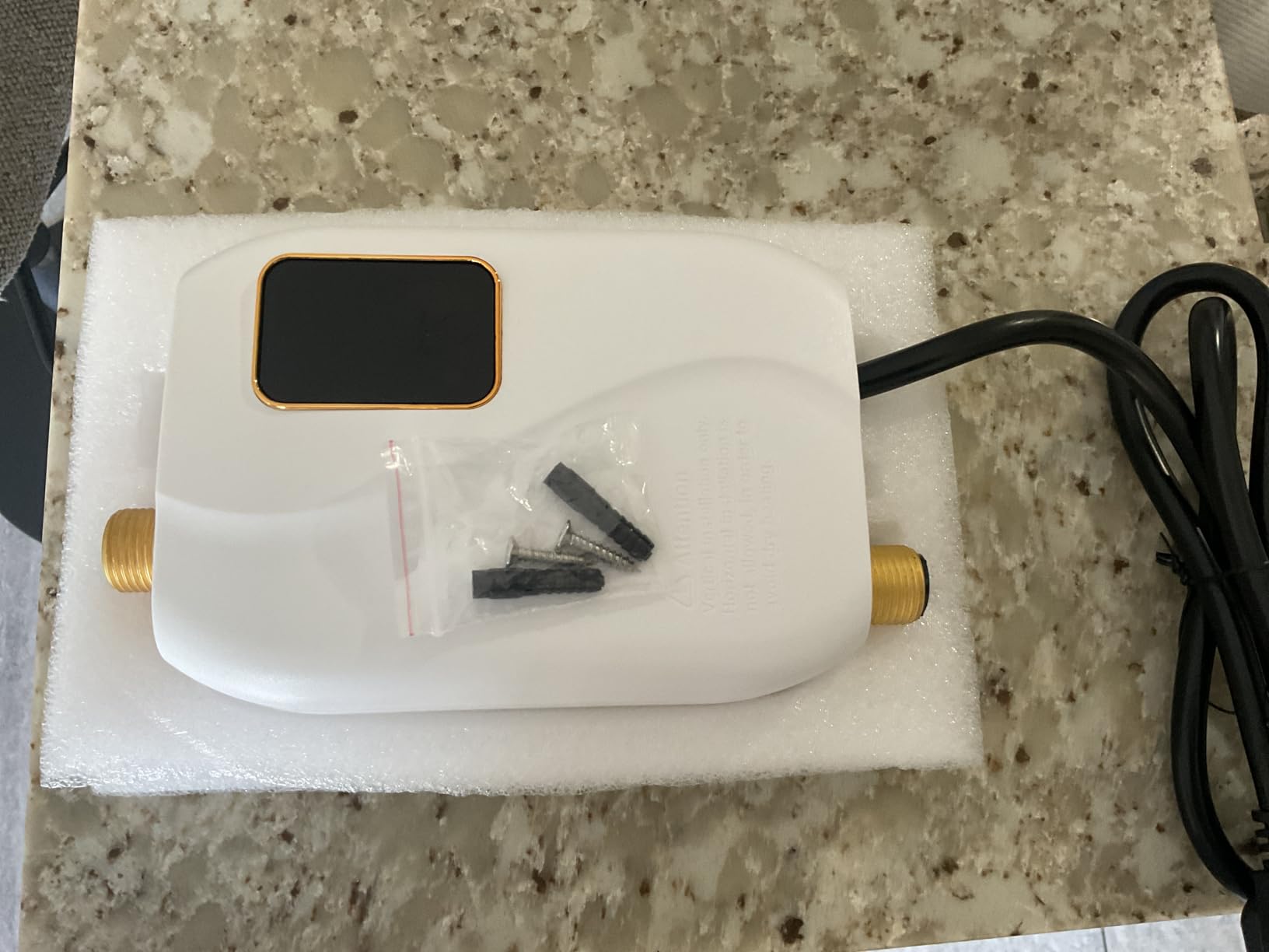 Tankless Water Heater Electric 110V, 3000W Instant Electric Water Heater, Under Sink Water Heater with Digital Display, On Demand Hot Water heater Electric for Kitchen Bathroom Washin customer photo 2