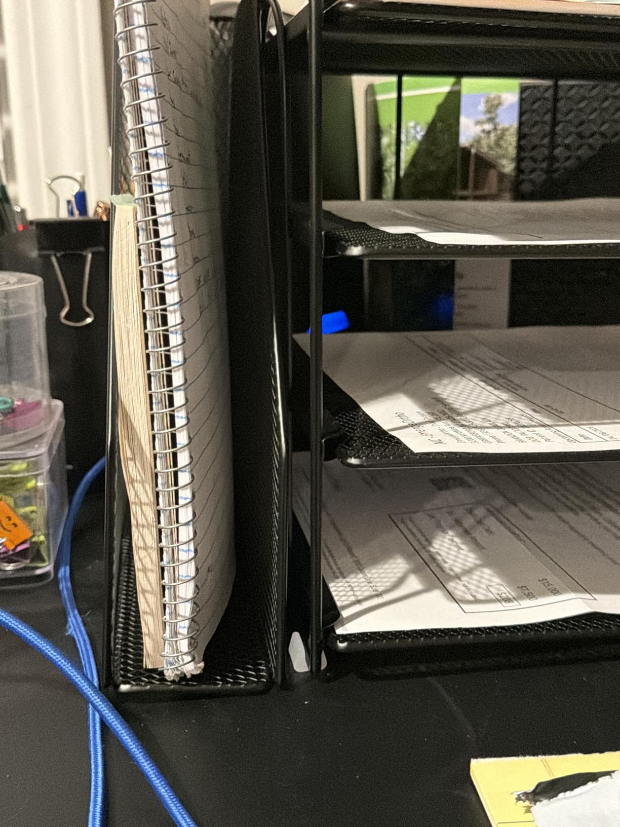 gianotter 4-Tier Paper Organizer With Magazine Holder | Desk Organizers and Accessories, File Organizer for Office Supplies Storage (Black, 4-Tier) customer photo 2