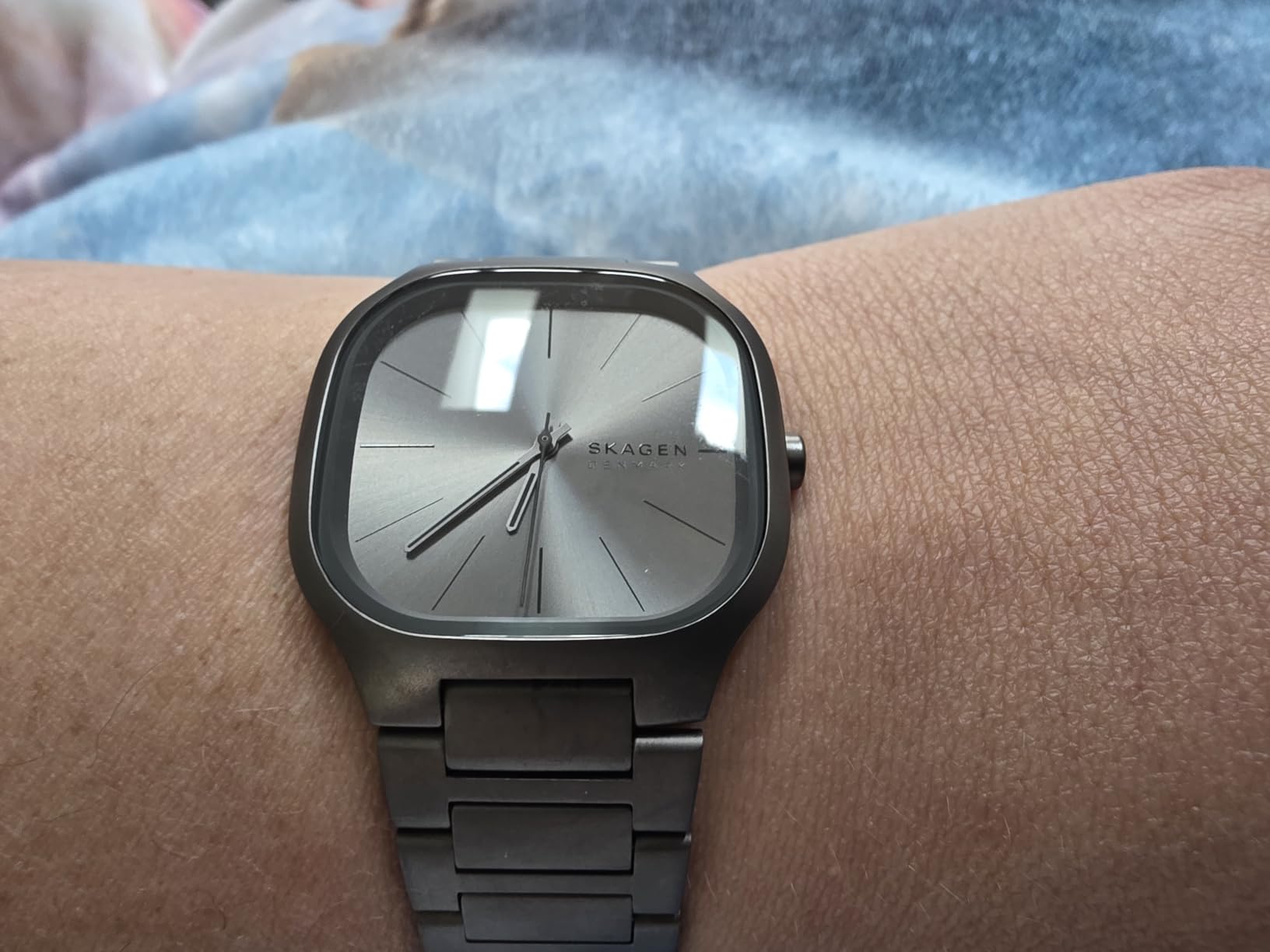 Skagen Mellem Three-Hand Stainless Steel Watch for Men customer photo 2