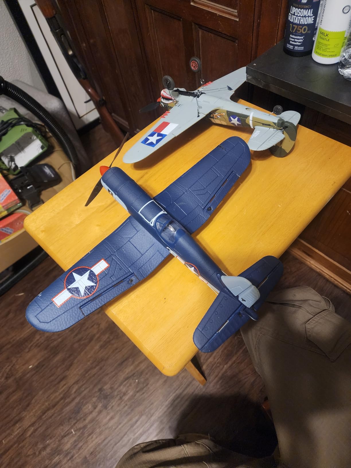 volantexrc RC Plane, 4CH Remote Control Airplane for Beginners & Adults | P-40 Warhawk RTF, Xpilot Stabilization System, 6-Axis Gyro, One Key Aerobatic customer photo 1