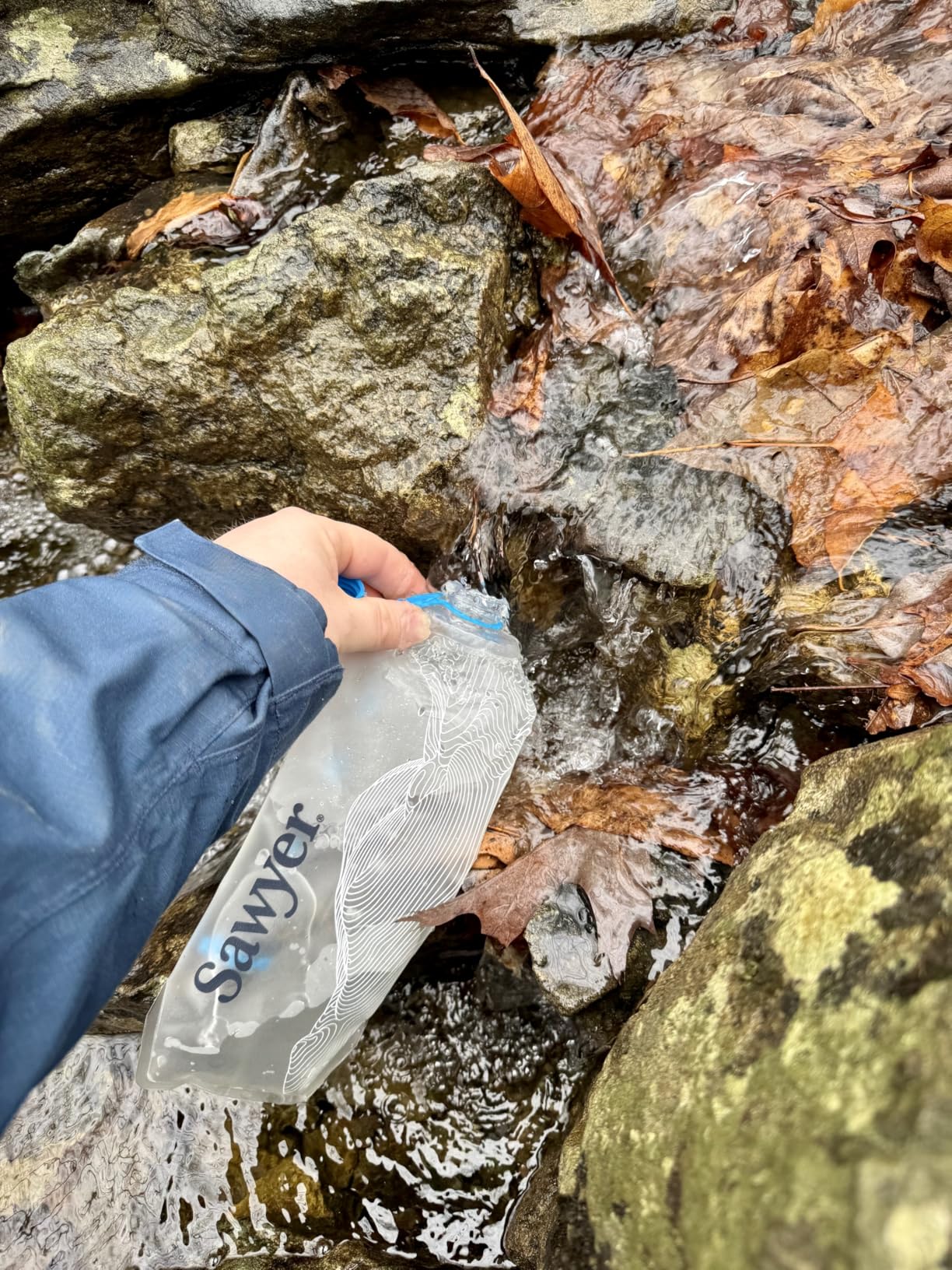 Sawyer Products SP301 Micro Squeeze Water Filtration System, Cnoc Premium 750ml Liter Pouch customer photo 1