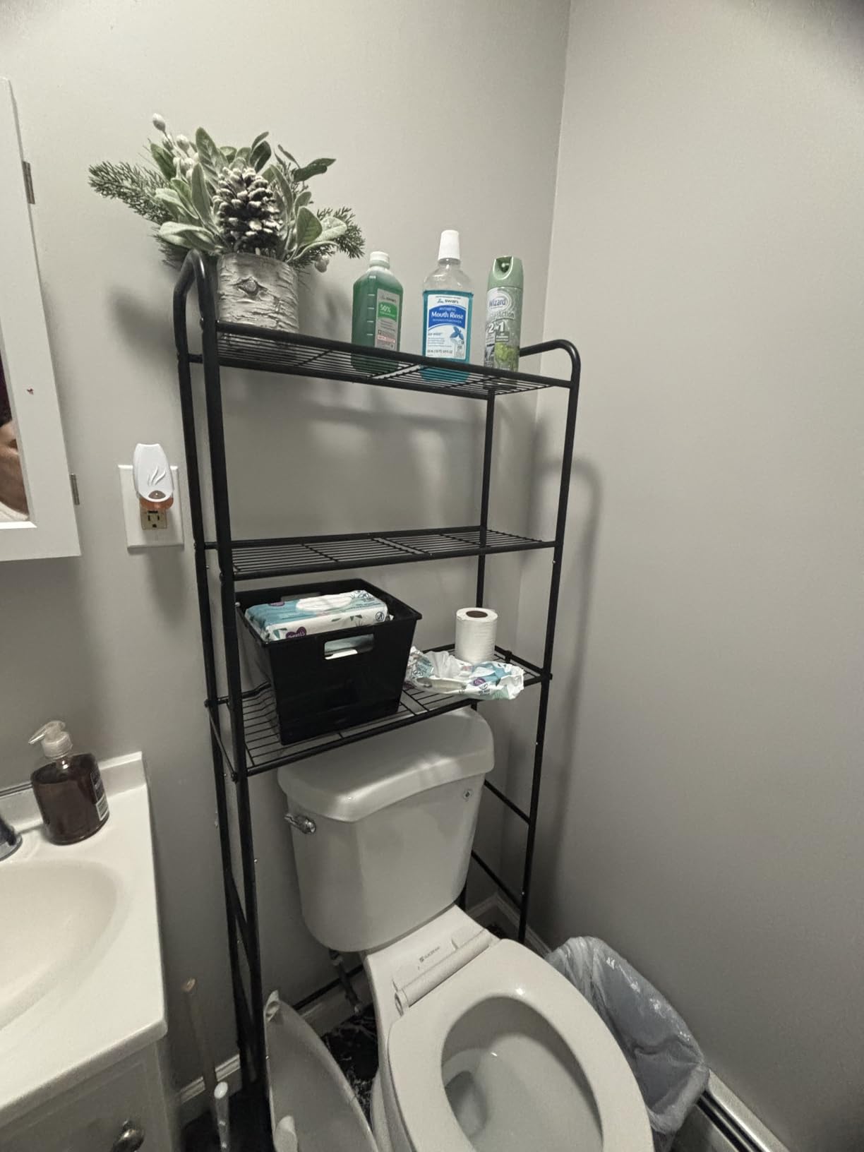 Kitsure Over Toilet Storage Rack, 63.2
