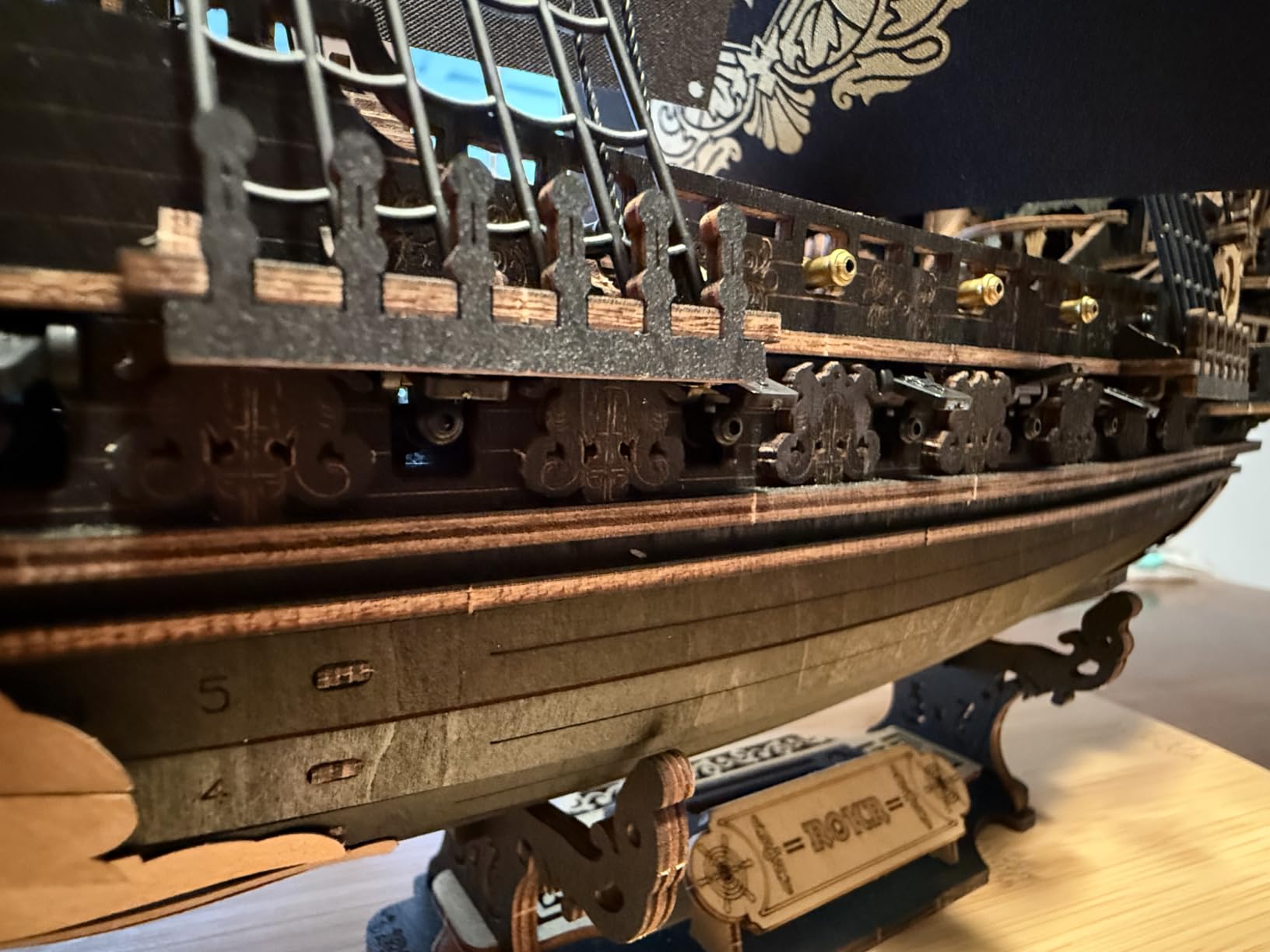 ROKR 3D Wooden Puzzles, Seahorse Barque Model Kit, Ideal Gift for Adults & Teens customer photo 1