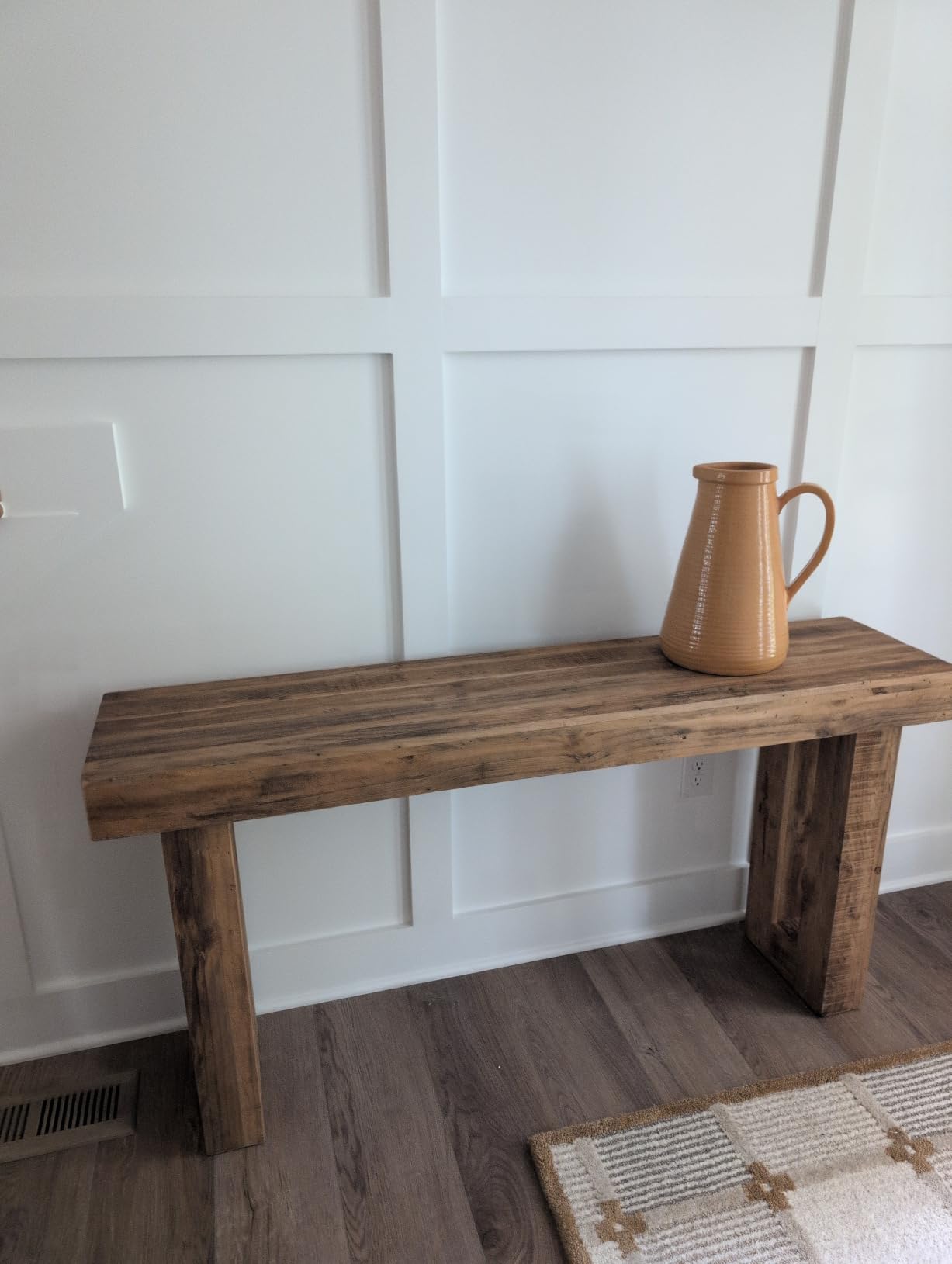 HOKYHOKY Reclaimed Solid Wood Console Table, 59