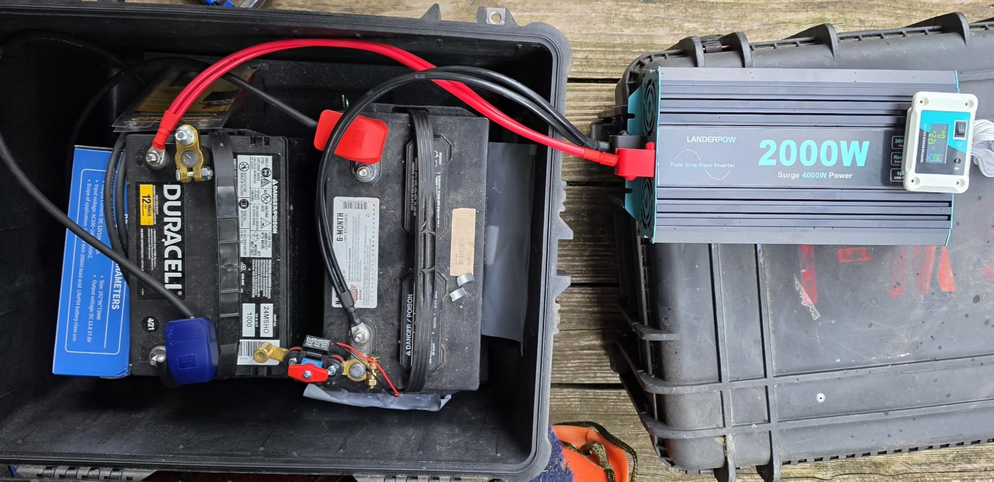 2000 Watt Inverter, 12V DC to 120V AC Pure Sine Wave 4000W Surge | Power Inverters with Remote Control, 3 AC Outlets, 30W USB-C, 5V/3.1A USB, Hardwire Port, for Solar, RV, Truck, Car, Vehicles customer photo 2