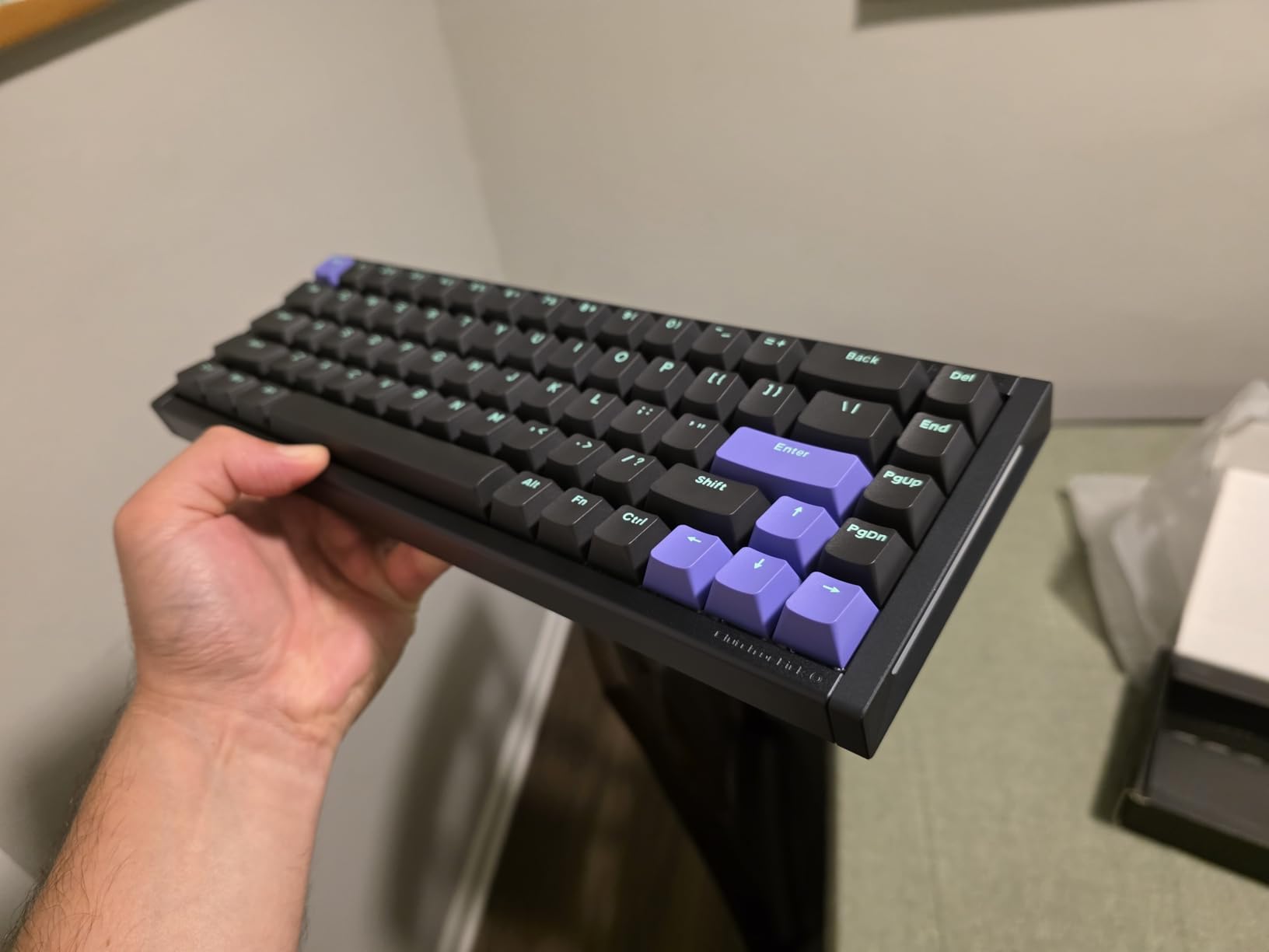 NuPhyX BH65 All-Aluminum Magnetic Switch Hot Swappable Gaming Keyboard, 65% 68 Keys Adjustable Actuation Rapid Trigger Wired Custom Hall Effect Keyboard, PBT Keycaps, 8K Hz Polling Rate customer photo 1