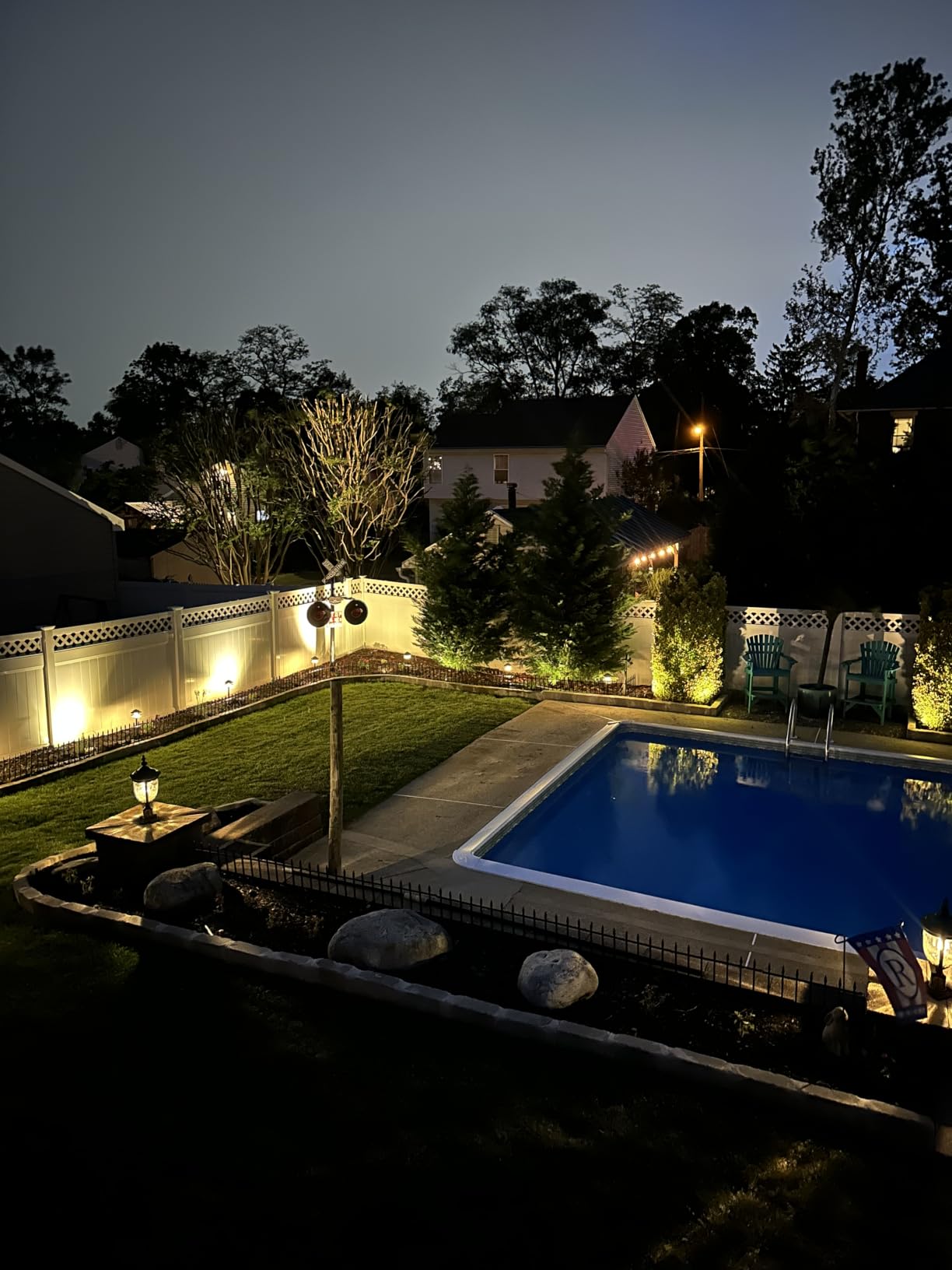 Gardencoin Pagoda Low Voltage Landscape Pathway Lights, 12V Outdoor LED Path Lights Wired, Aluminum Walkway Lighting with 4W 2700K Replaceable G4 Bulb, Bronze Classic 3-Tier Lantern, 6 Pack customer photo 2