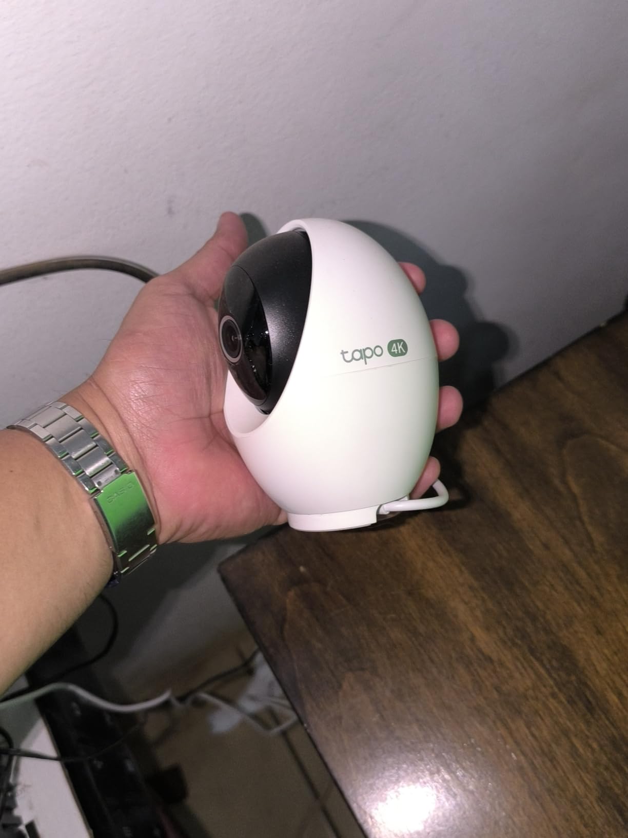 Tapo 4K Indoor Pan/Tilt Wired Security Camera, Baby Monitor, C260 | Person/Pet Detection, Facial Recognition, 360° AI Motion Tracking, Subscription-Free Local Storage or Optional Cloud customer photo 2