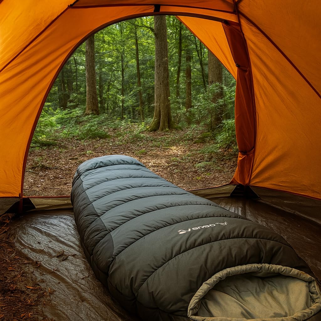 Mummy Sleeping Bag for Adults 14-41℉ Cold Weather 3-4 Season | Camping Sleeping Bags with Compression Sack for Backpacking Hiking Traveling customer photo 1