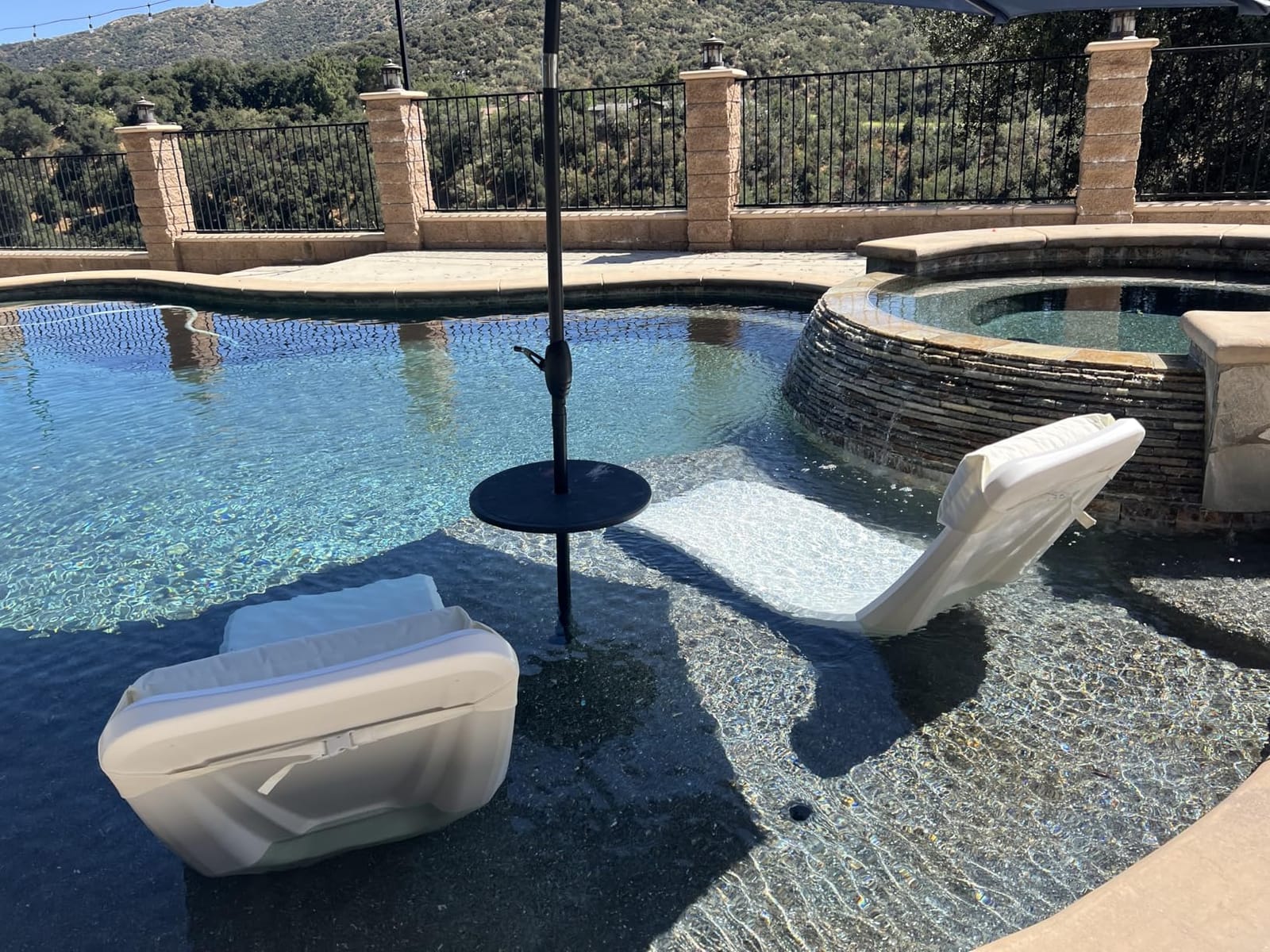 Coast Modern in Pool Lounge Chair - Waterproof & Weighted Chaise Lounger - Outdoor Pool Furniture for Patio or in Baja Shelf customer photo 1